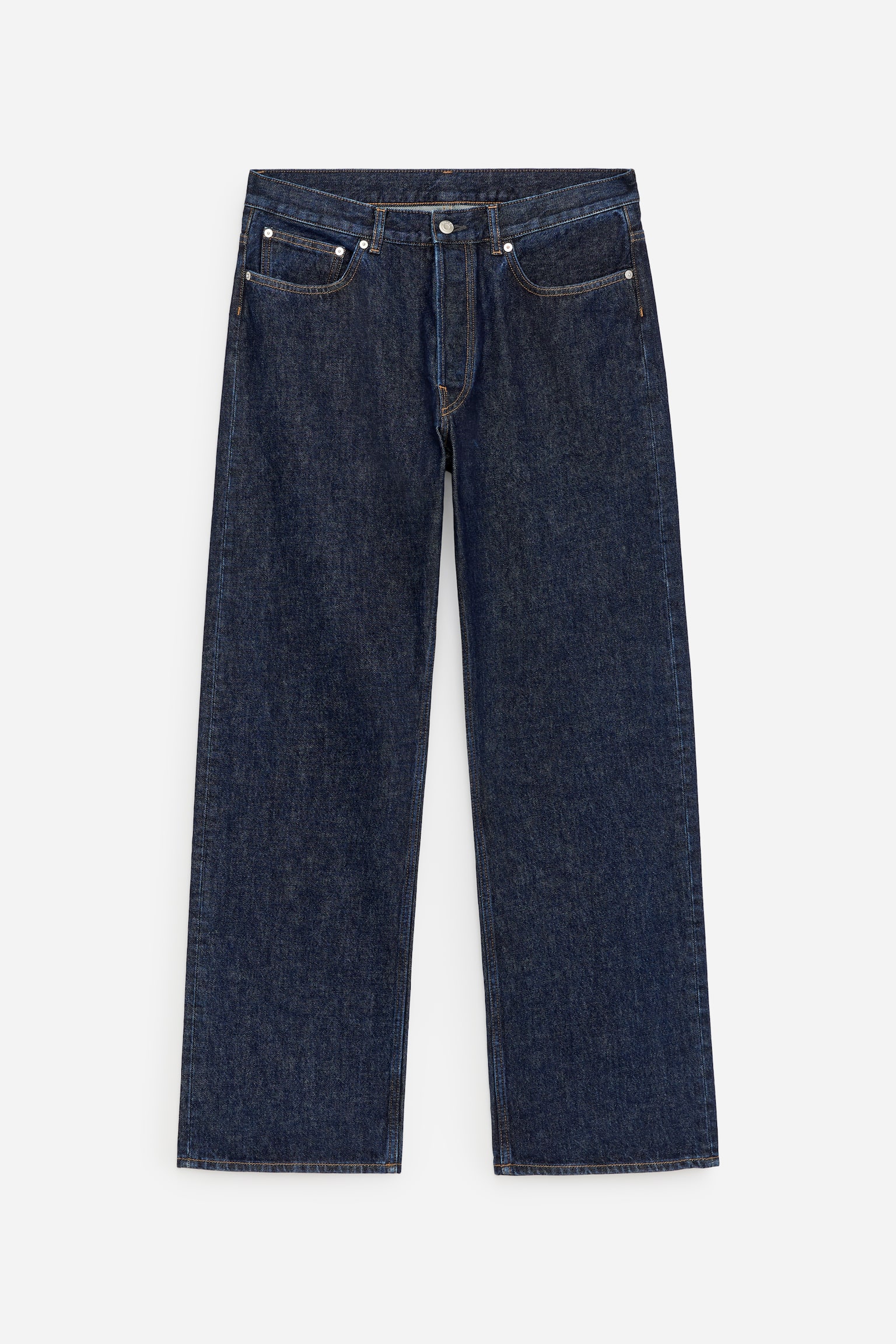 CANYON Bootcut-Jeans mit normaler Passform - Dunkelblau/Hellblau/Schwarz - 2