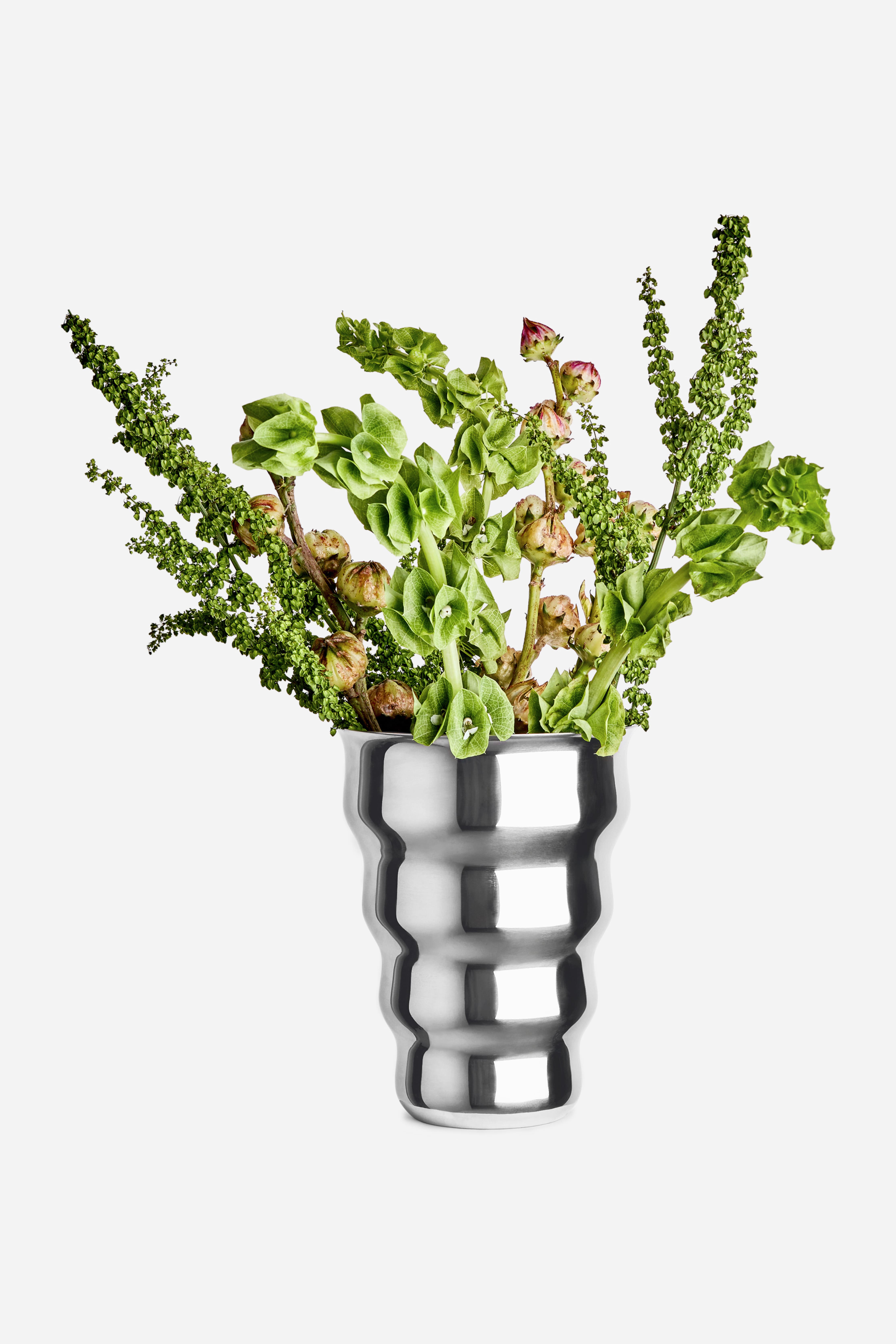 Vase en acier inoxydable 22 cm - Argent