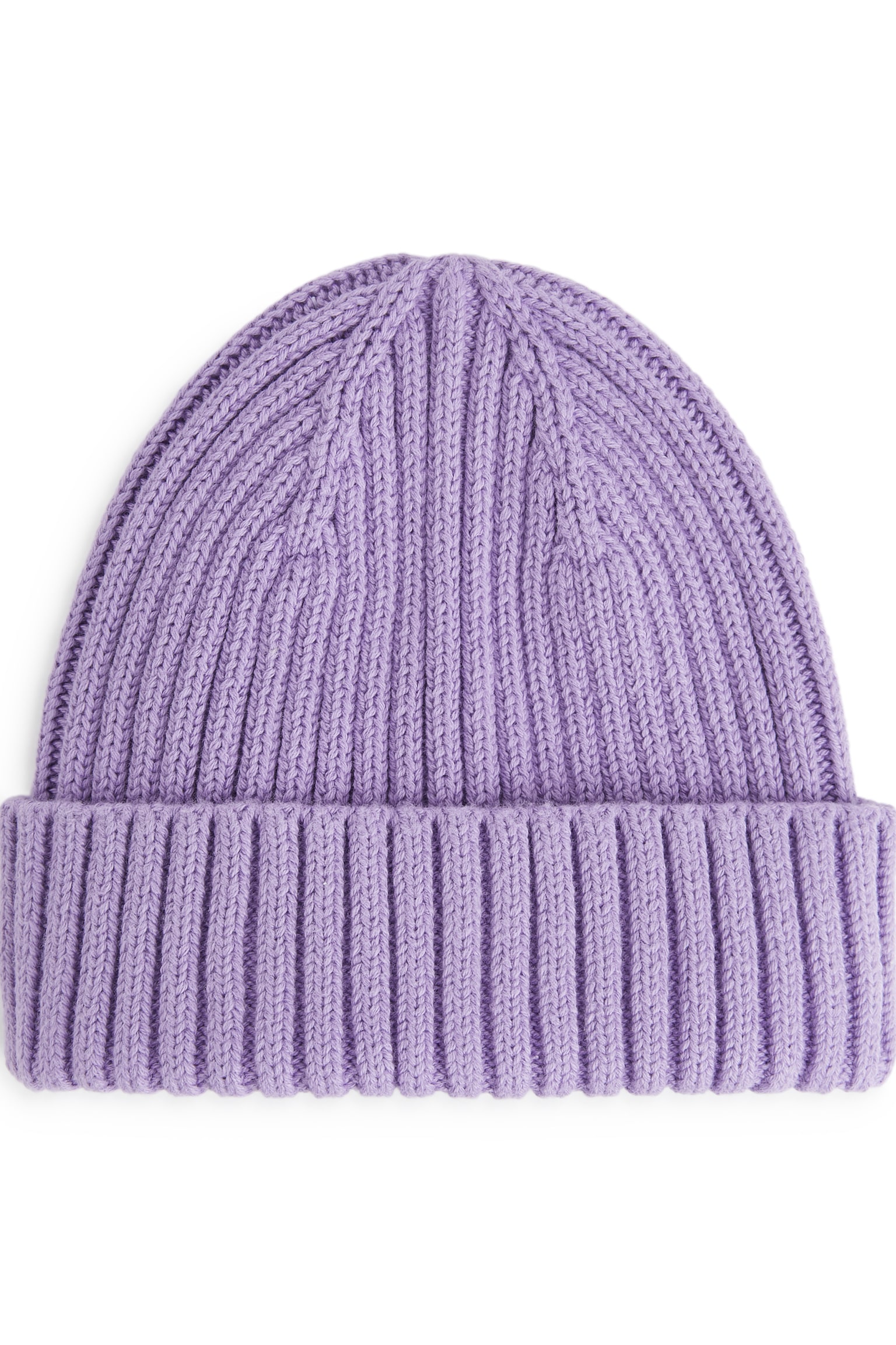 Rib Knit Baby Beanie - Lilac/Green/Bright Red/Light Blue - 1