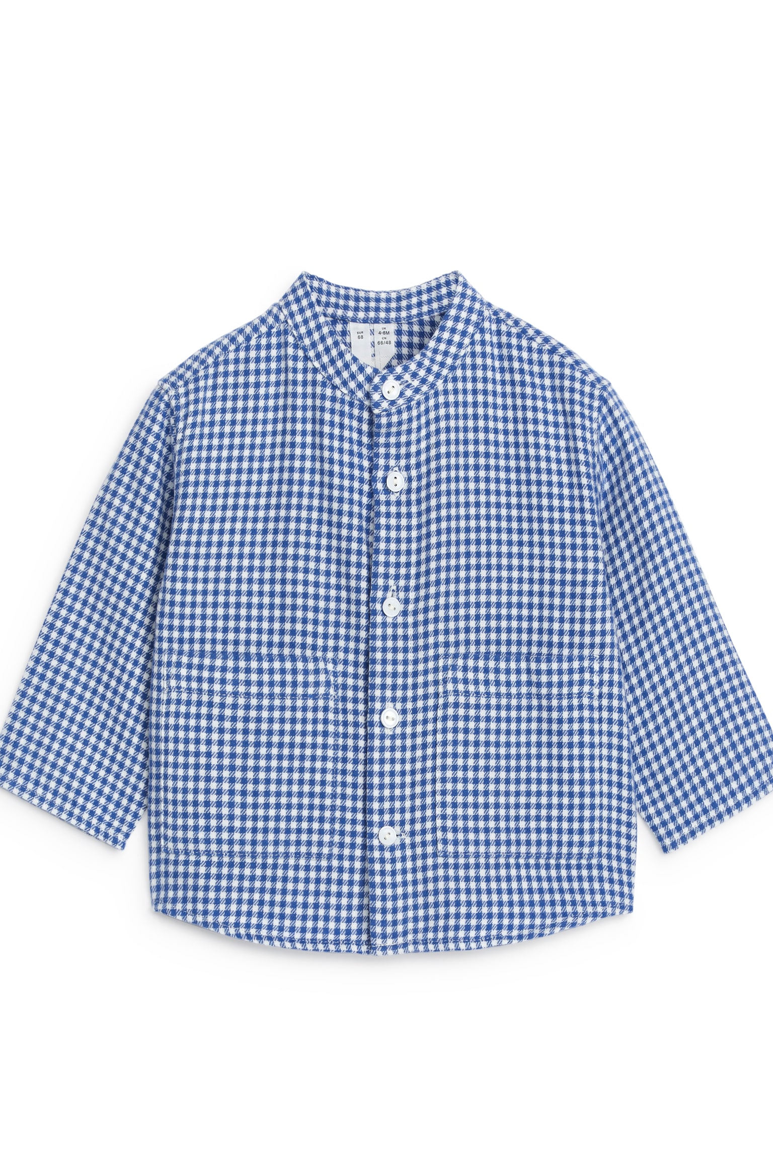 Flannel Shirt - White/Blue