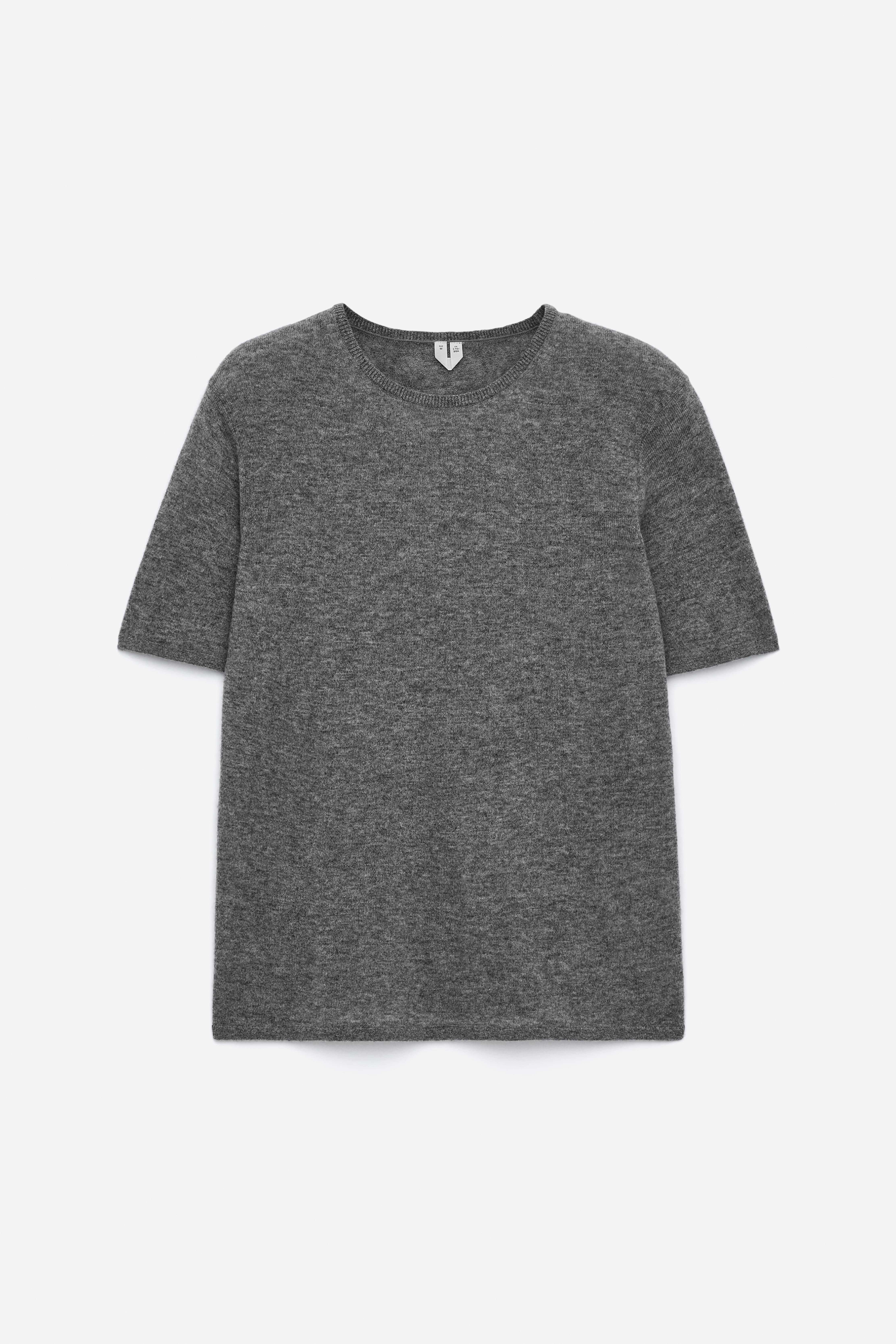 Maglia in puro cashmere - Grigio/Nero