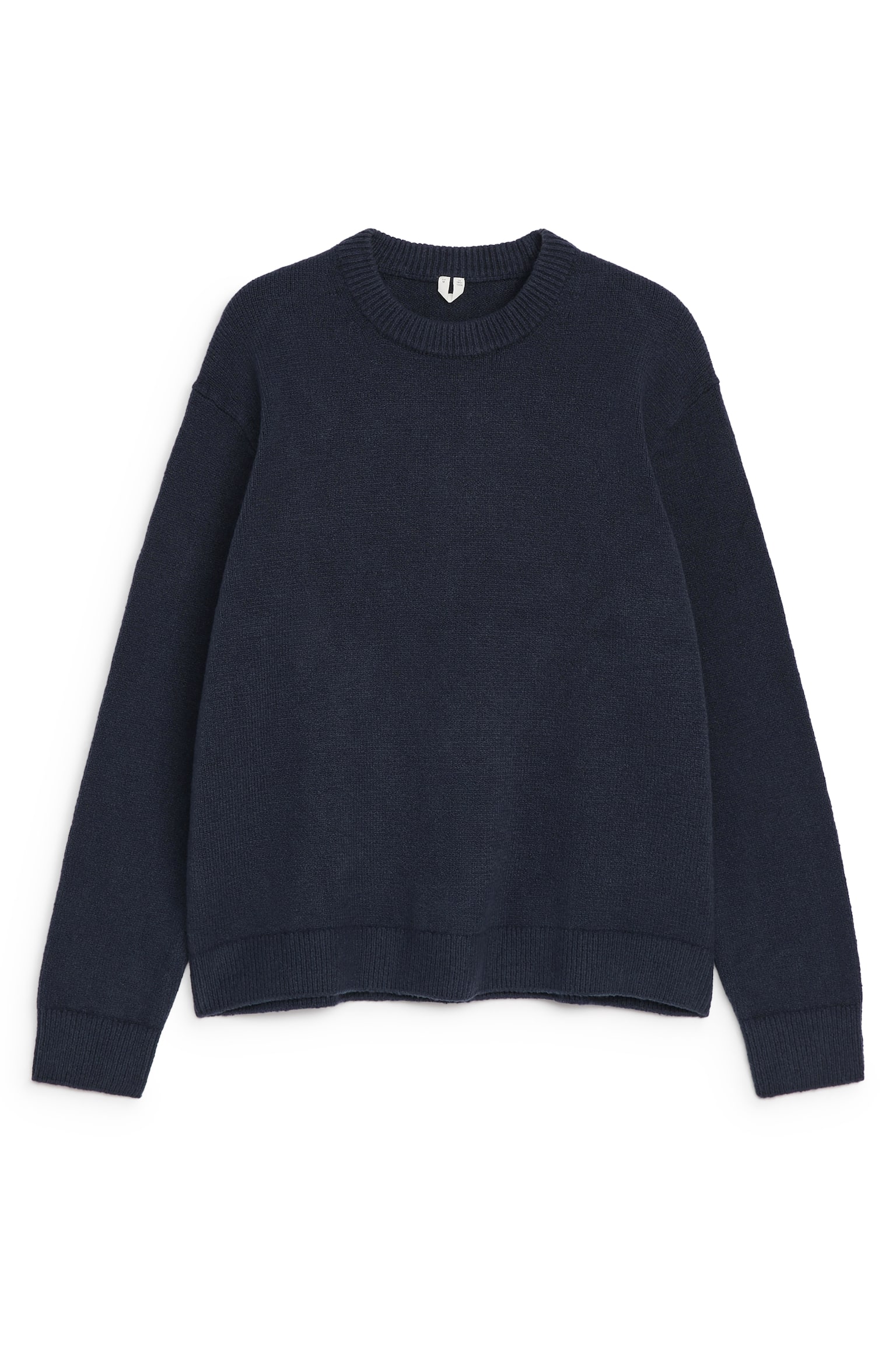 Cotton-Blend Jumper - Dark Blue/Khaki Green/Light Mole - 2