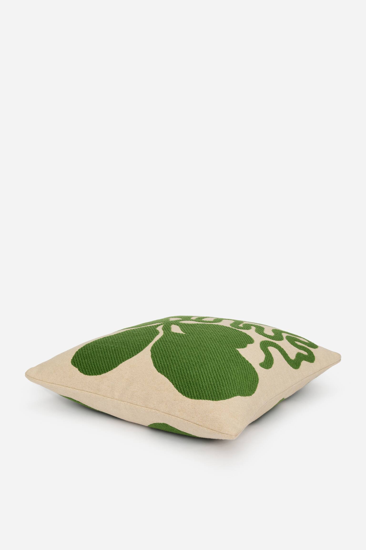 Bawełniano-wełniana poszewka 50 cm x 50 cm - Złamana biel/Zielony/Niebieski/Beżowy/Różowy