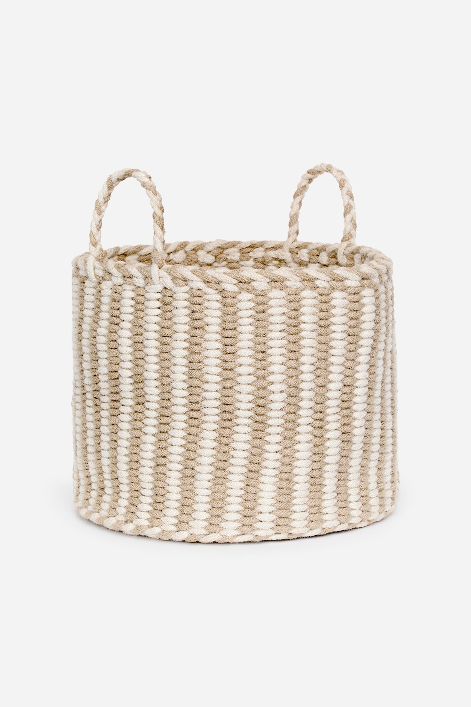 Förvaringskorg 41 cm - Beige/off-white/Khakigrön/off-white/Blåmelerad