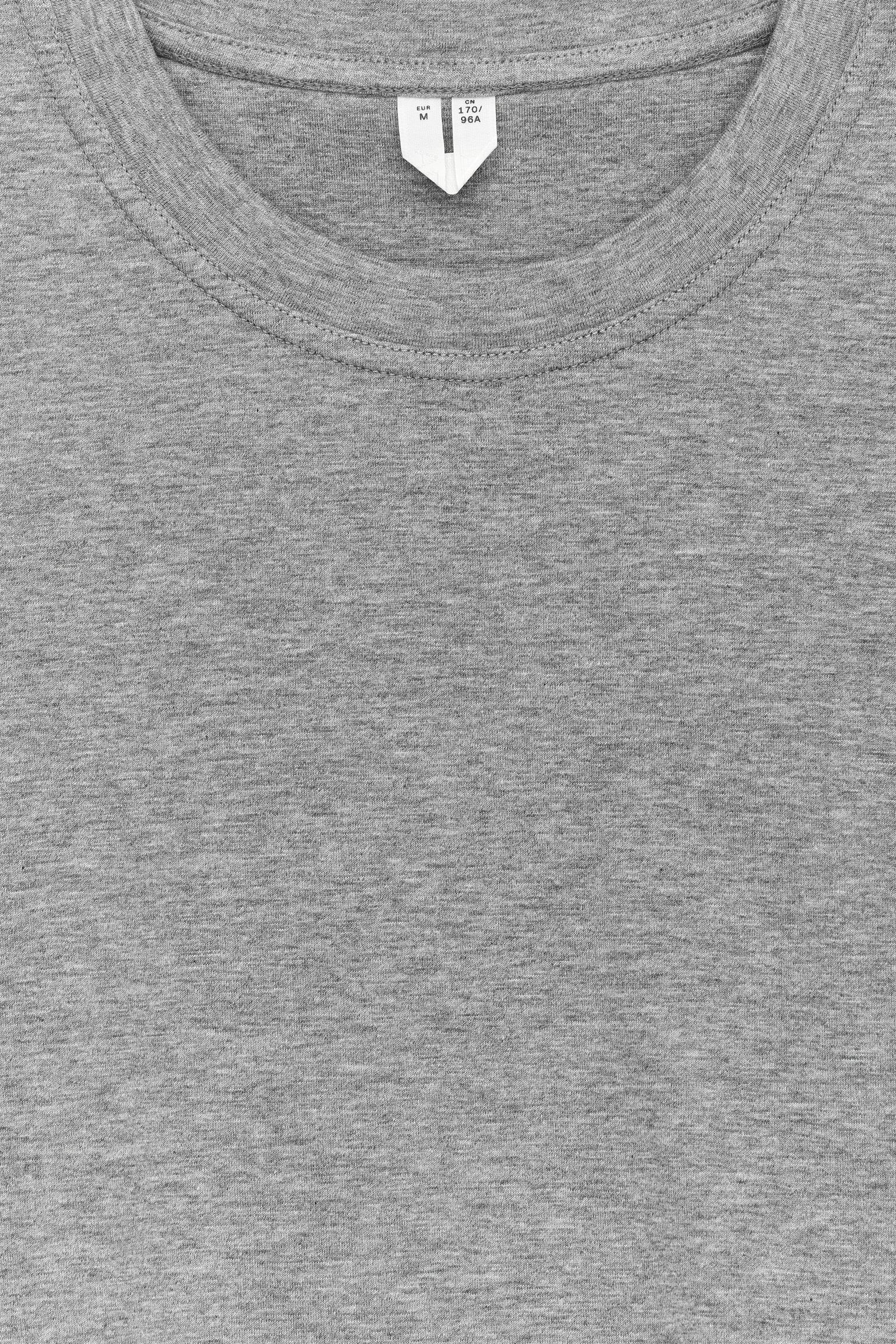 PEARL Heavyweight t-shirt - Gråmelerad/Vit/Svart/Ljusbeige/Vinröd/Rosa - 6