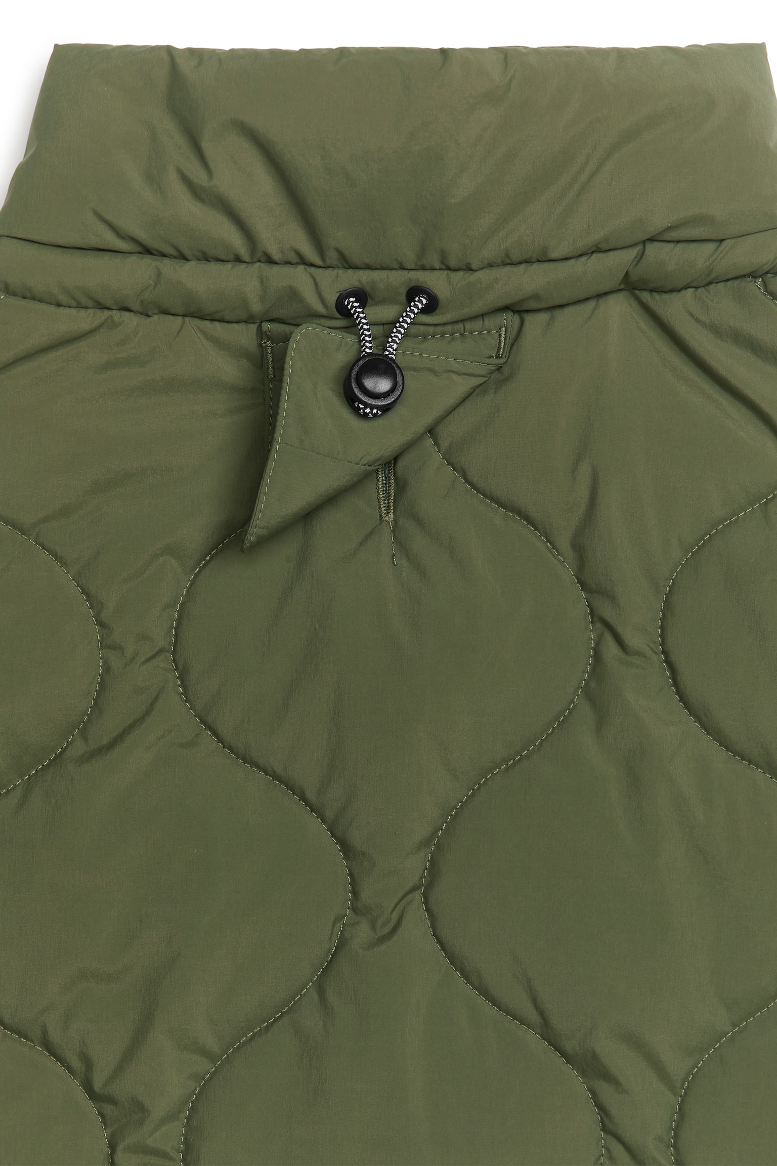 Dog Puffer Jacket - Green/Dark Blue - 4