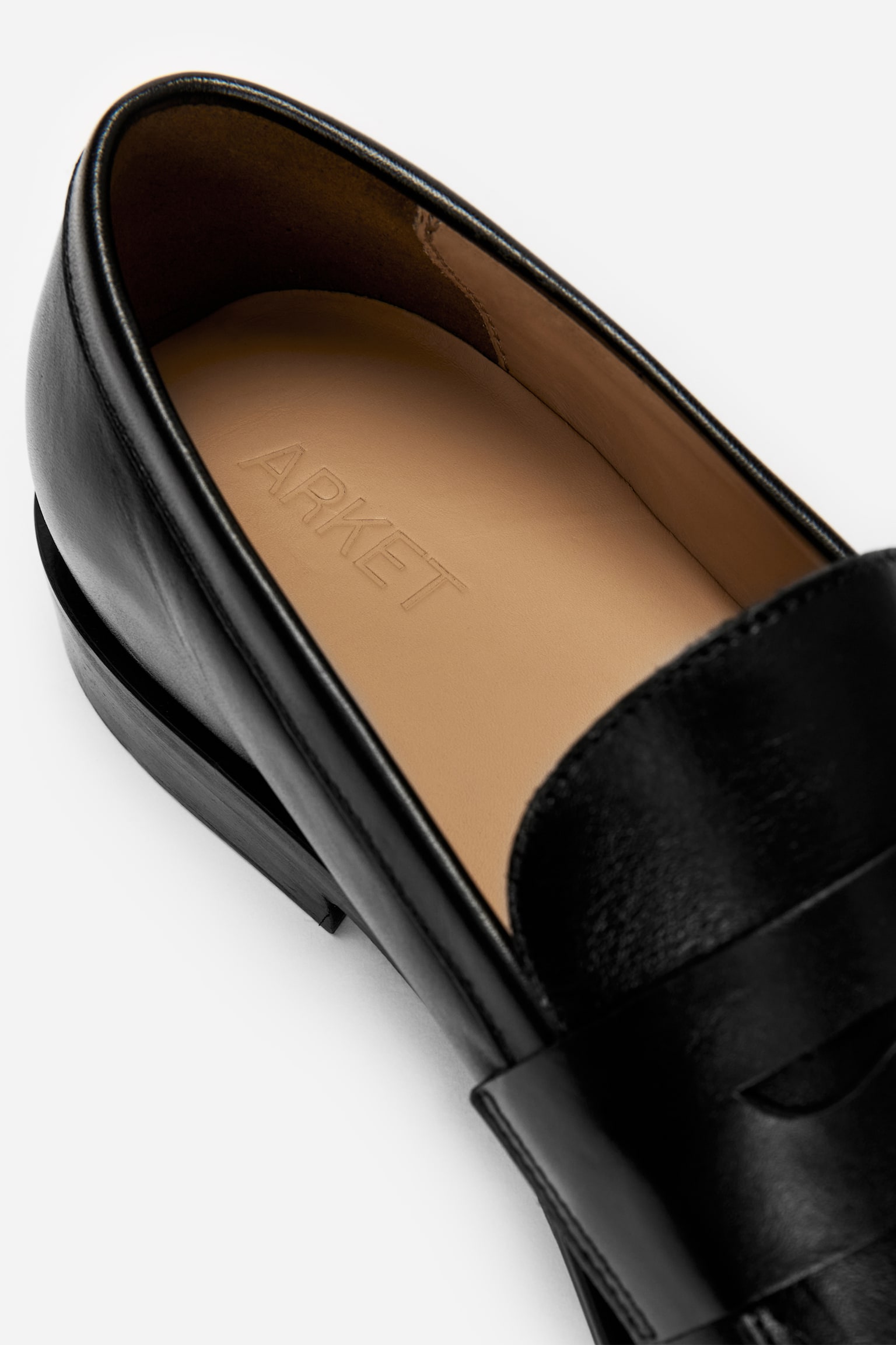 Mocassins en cuir - Noir - 5