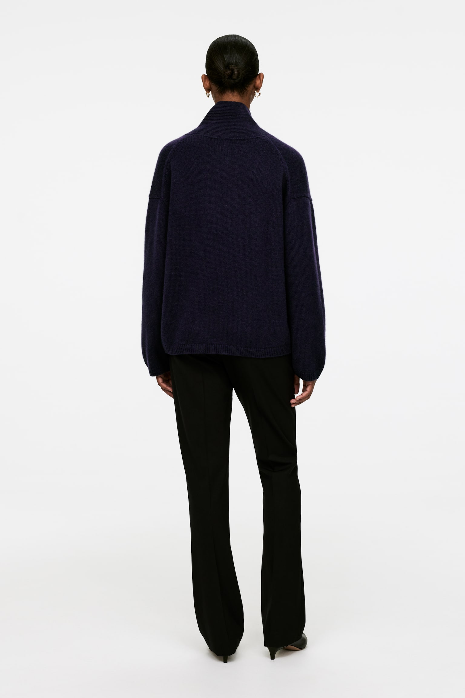 Cashmere Jumper - Dark Blue - 7