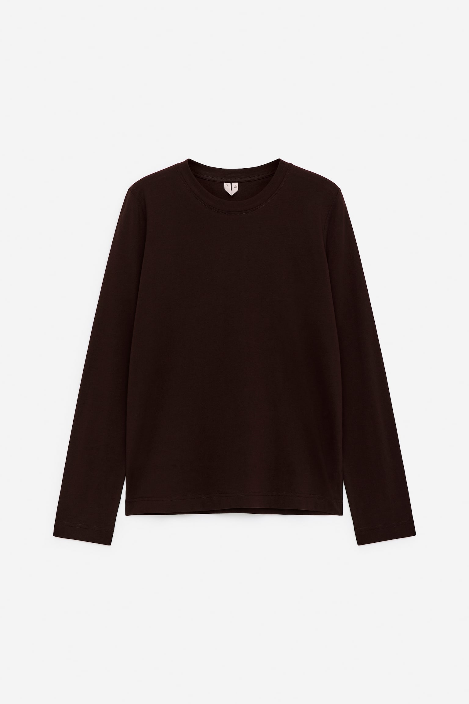 IRIS Charakteristisches Langarm-T-Shirt - Braun/Weiß/Schwarz/Grau/Knallblau/Weiß/Cremeweiß/Cremeweiß/Schwarz/Rosa/Cremeweiß/Rostrot - 2