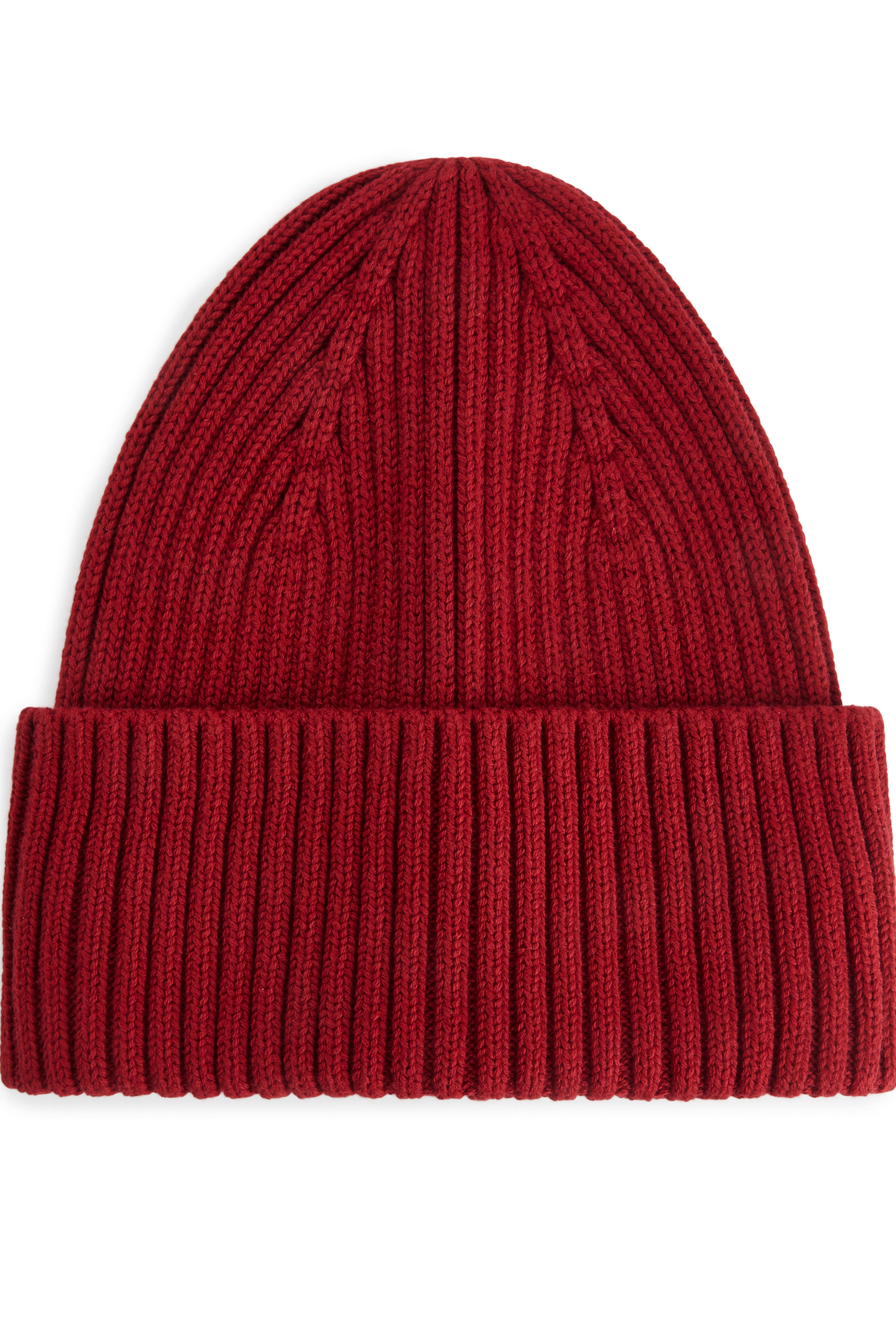 Rippstrickmütze - Rot - Ladies | H&M DE