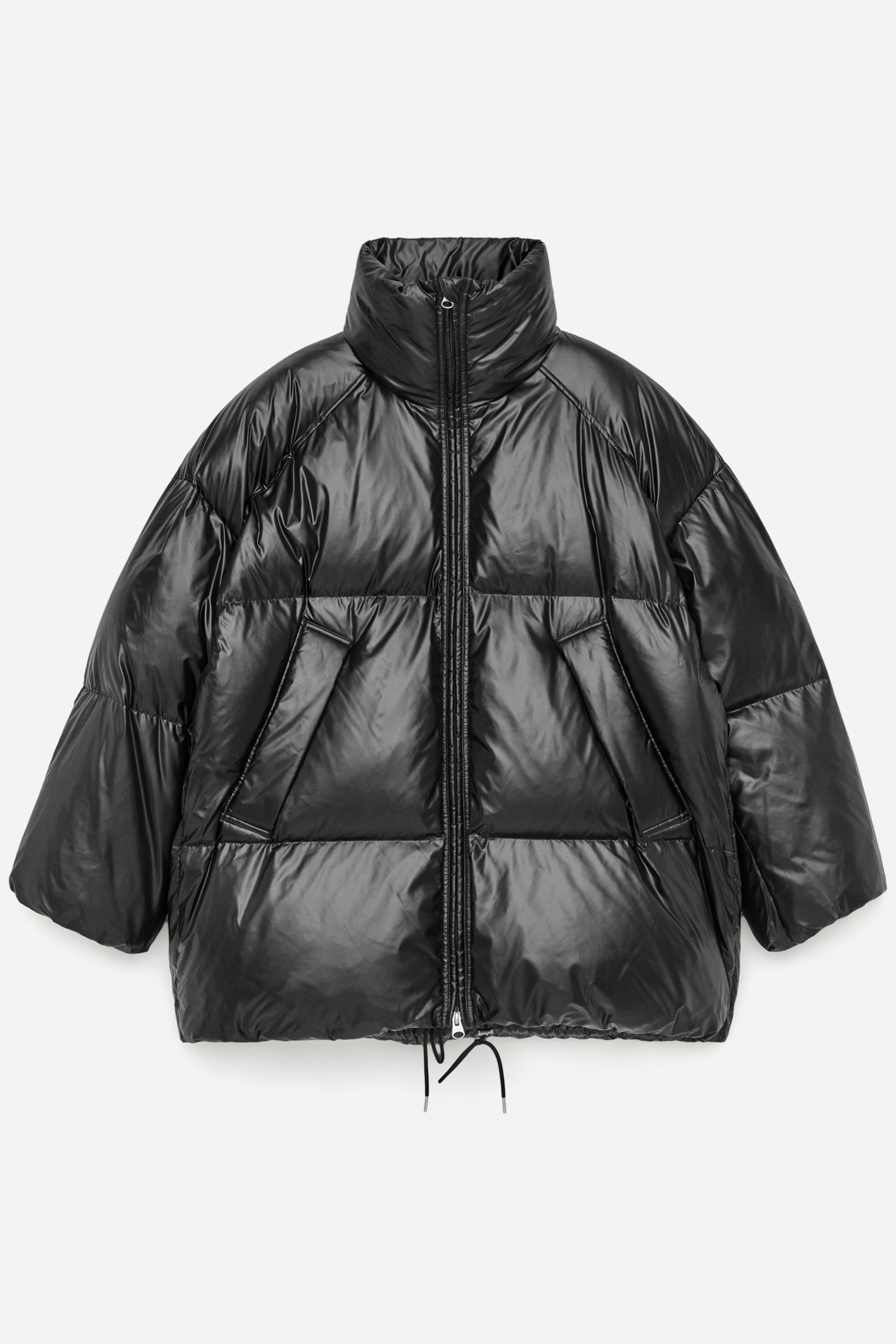 Upcycled Down™ Steppjacke - Schwarz