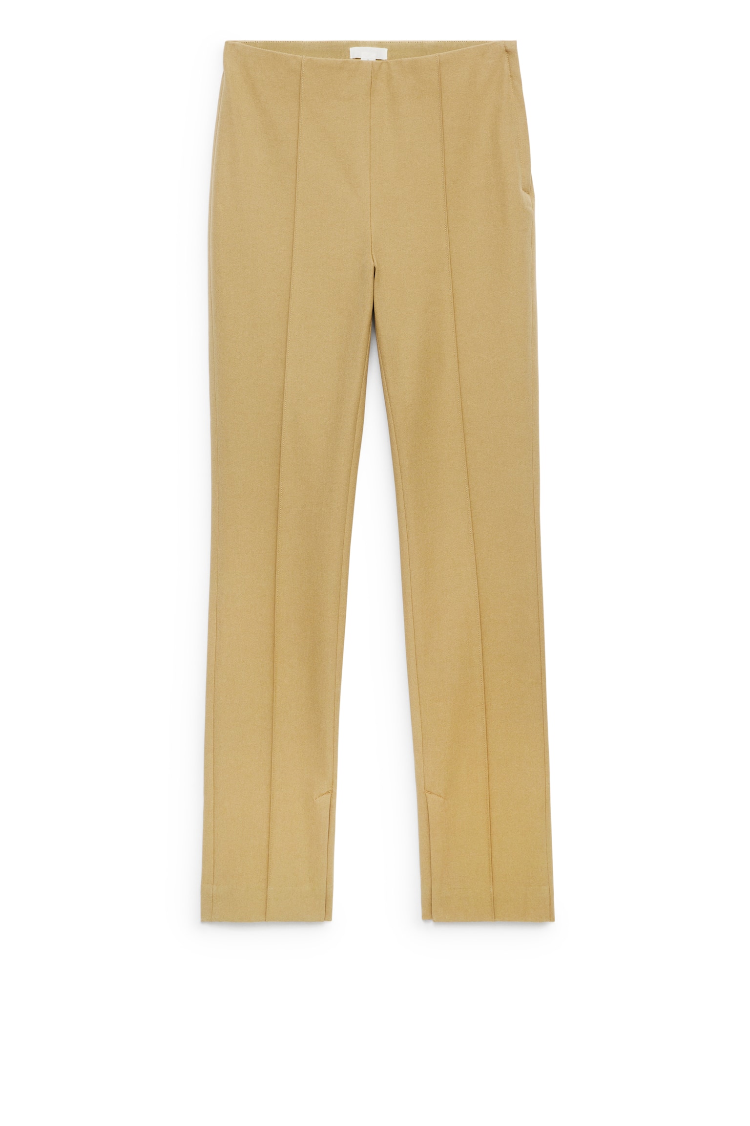 Slim Stretch Trousers - Beige - 1