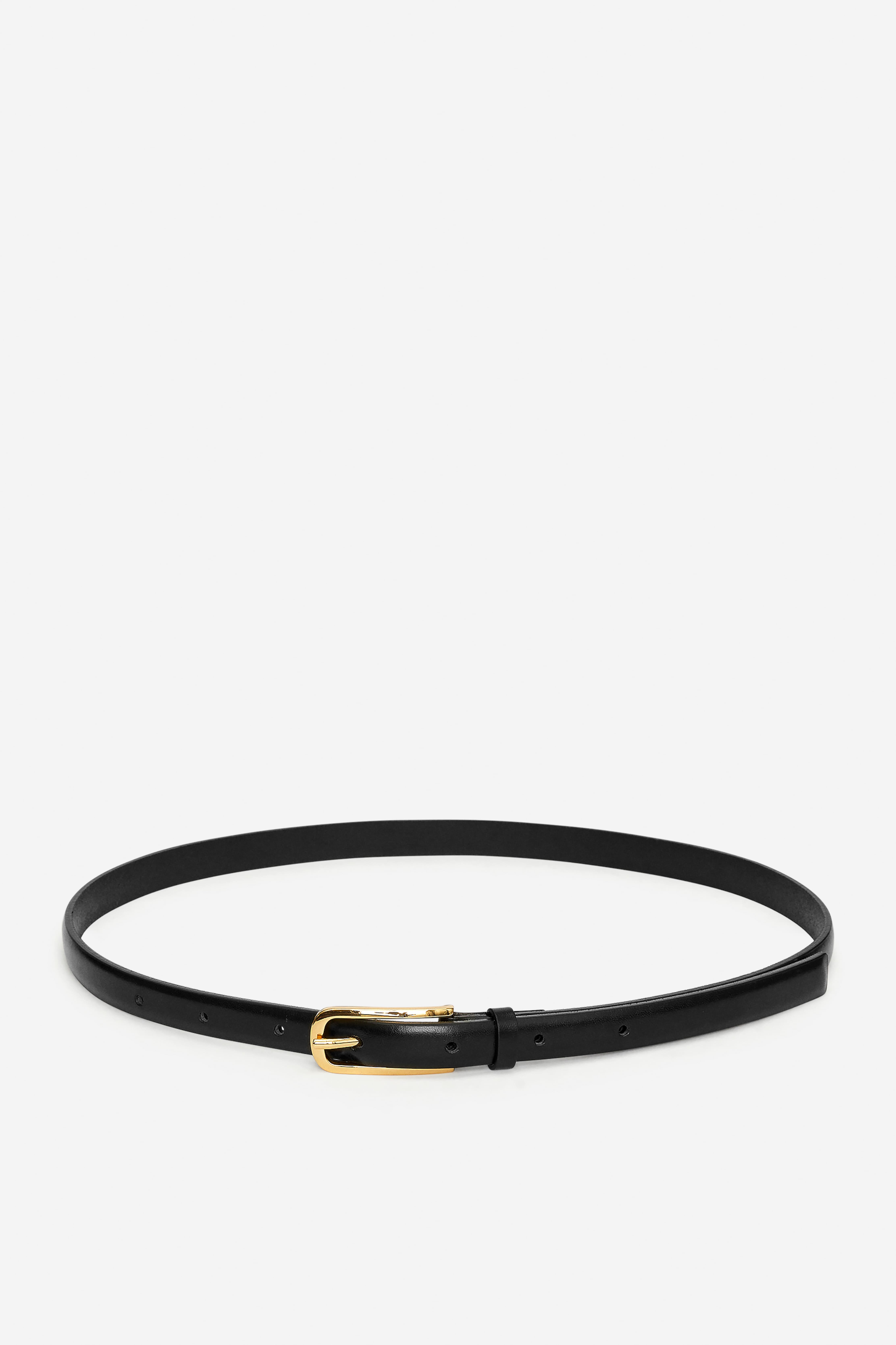 Кожен колан - Черно