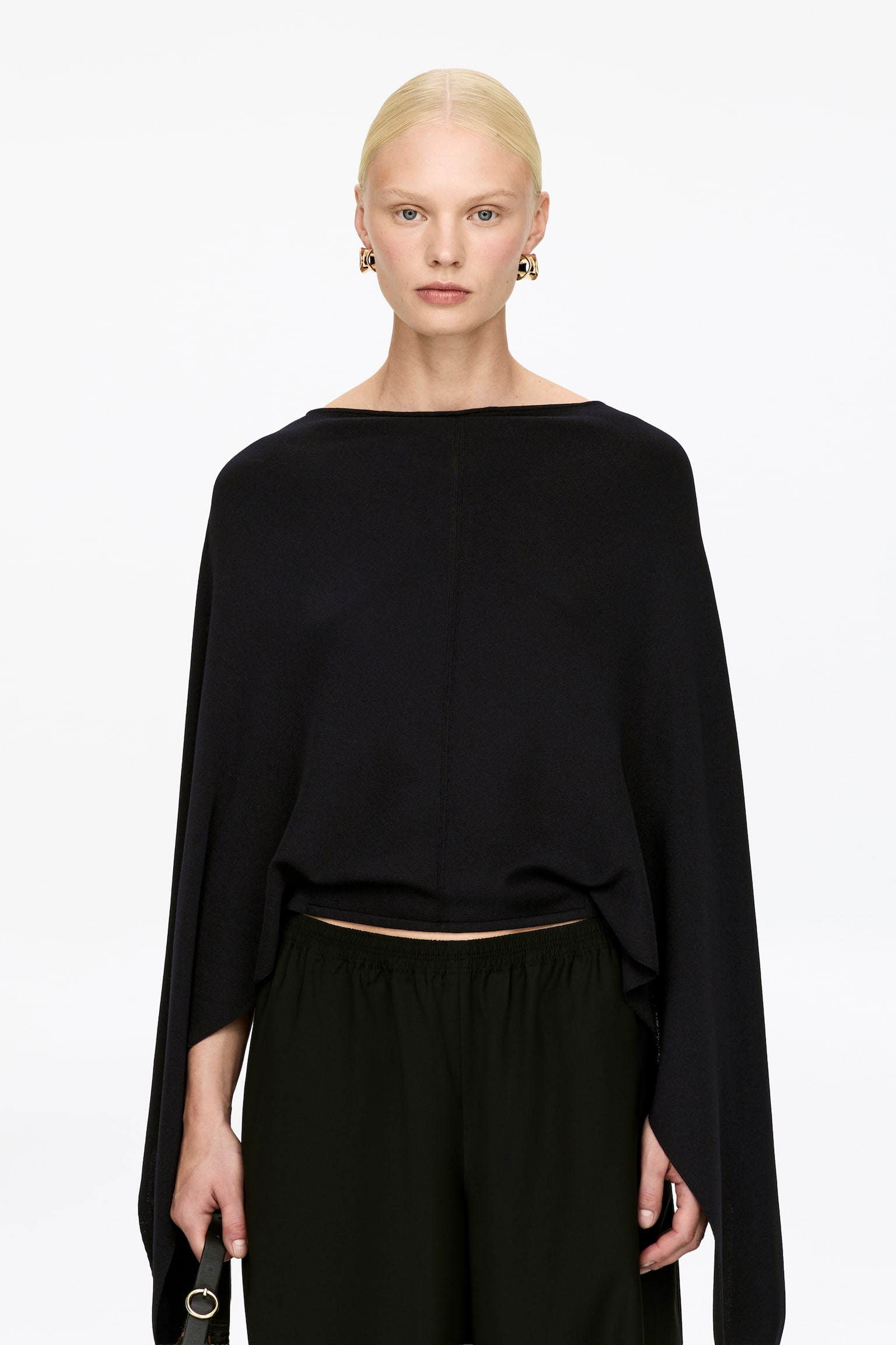 Haut à col bateau - Noir - 1