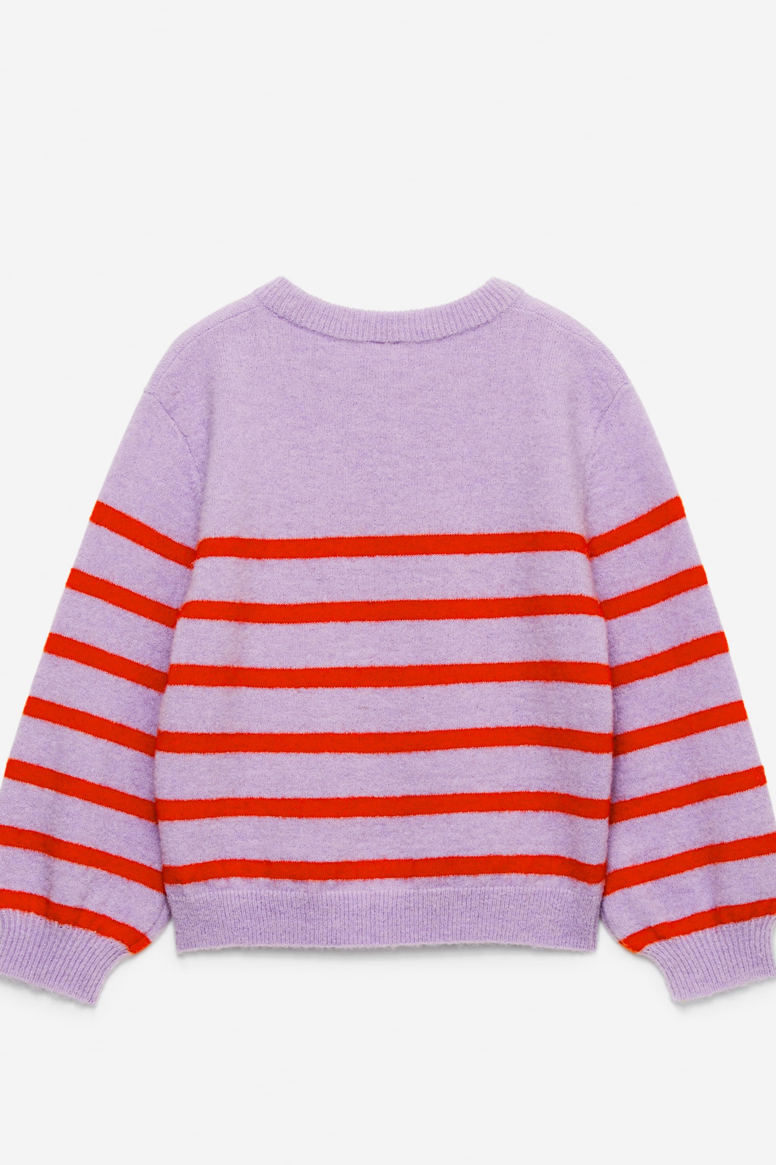 Intarsia Knit Jumper - Lilac/Stripe/Beige/Stripe/Dark Blue/Hearts/Pink/Hearts - 3