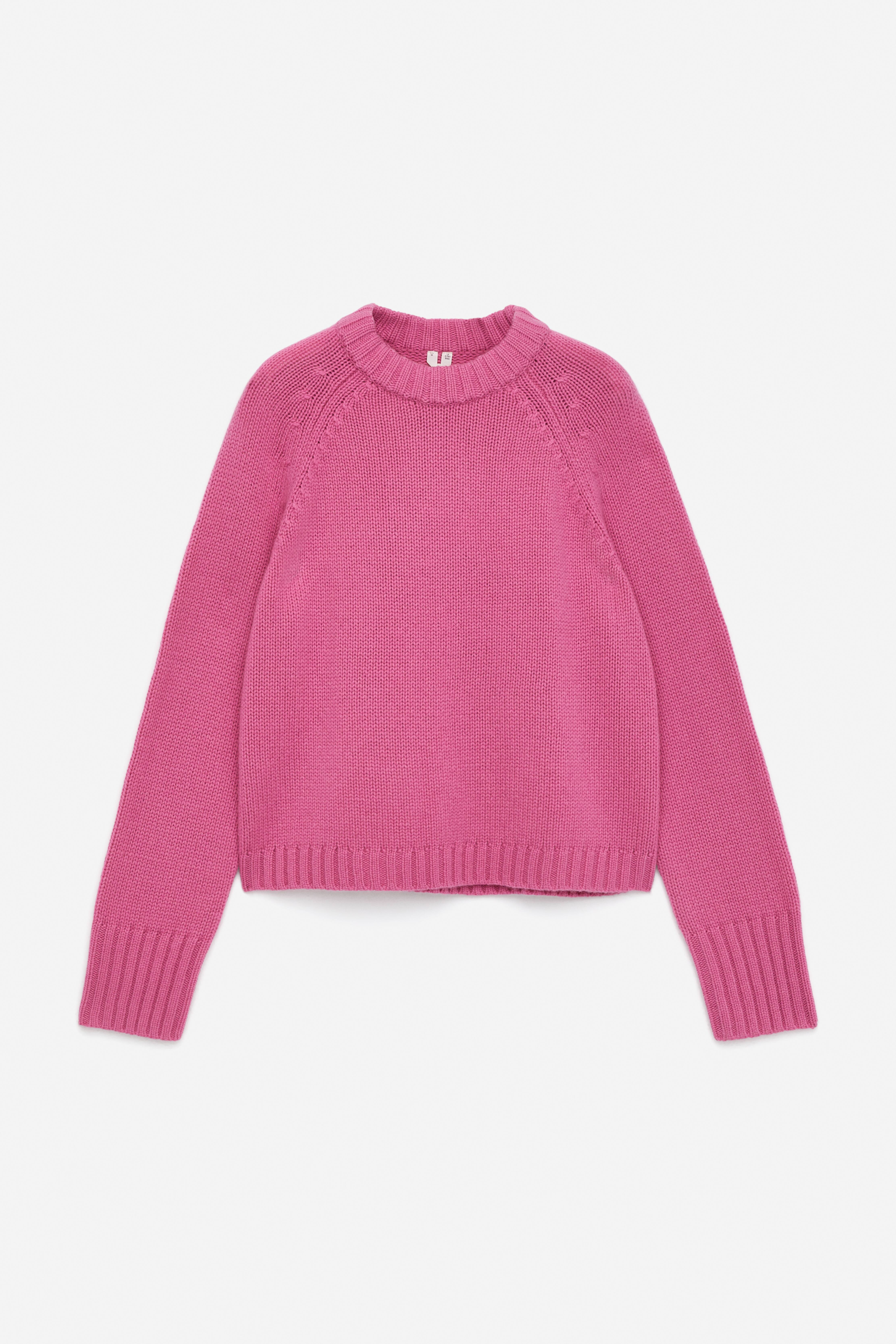 Maglione chunky in puro cashmere​ - Rosa/Marrone