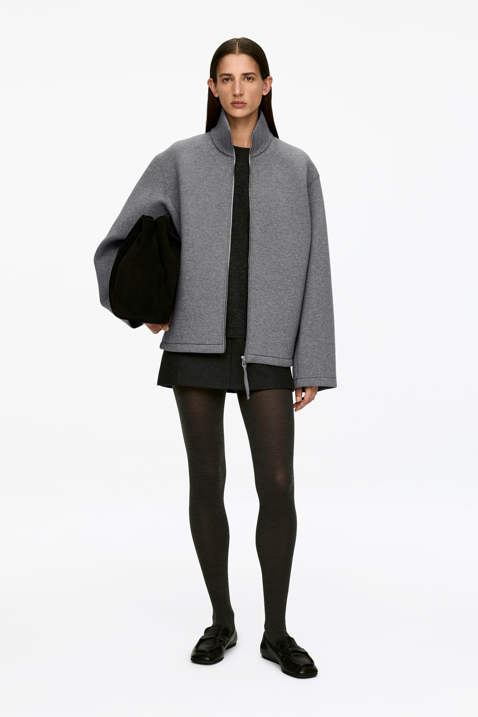 Neoprenjacke - Graumeliert - 1