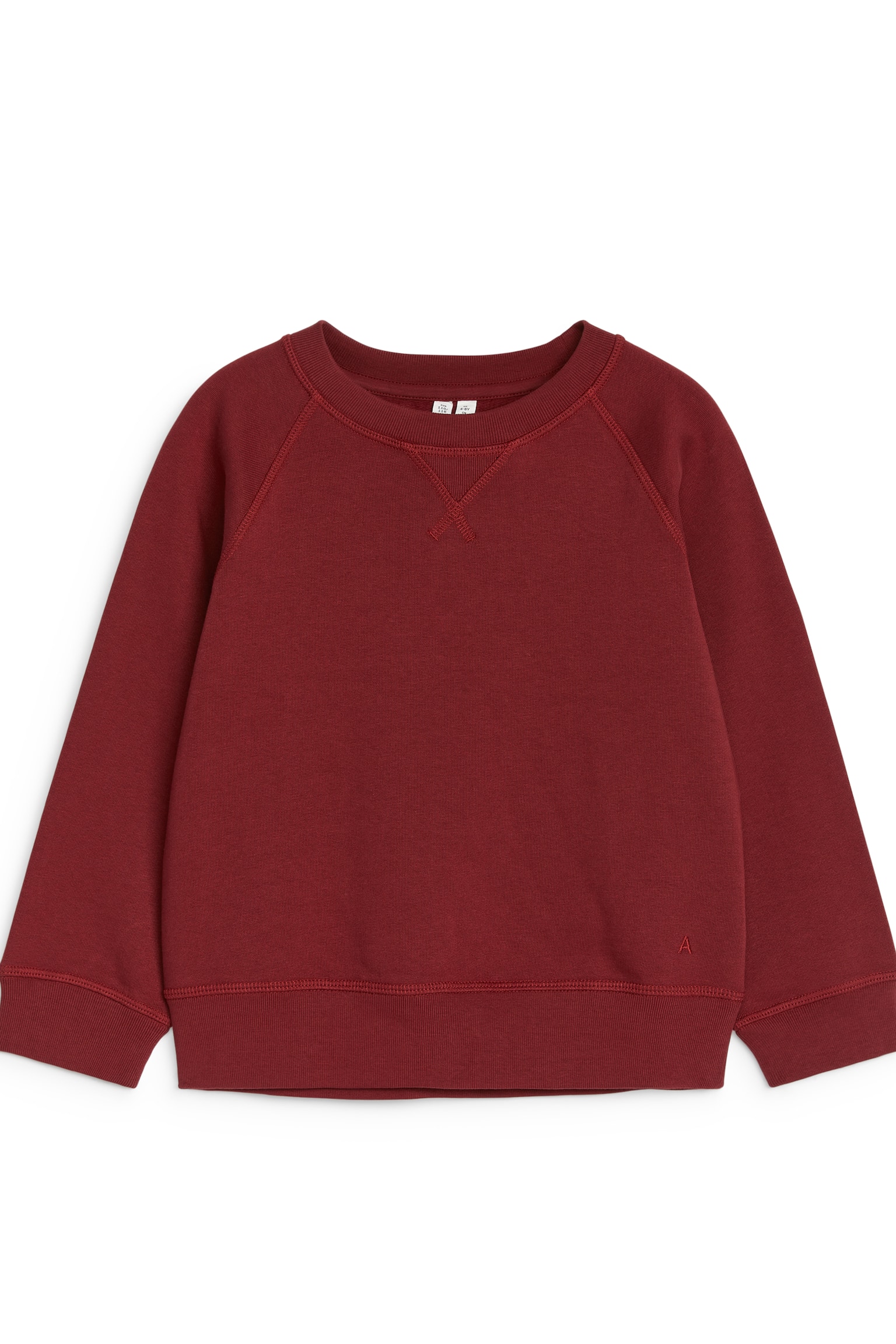 Cotton Sweatshirt - Dark Red/Red/Lilac/Dark Blue/Blue/Dusty Blue/Dark Green/Grey Melange/Brown/Purple/Beige/Pink - 1