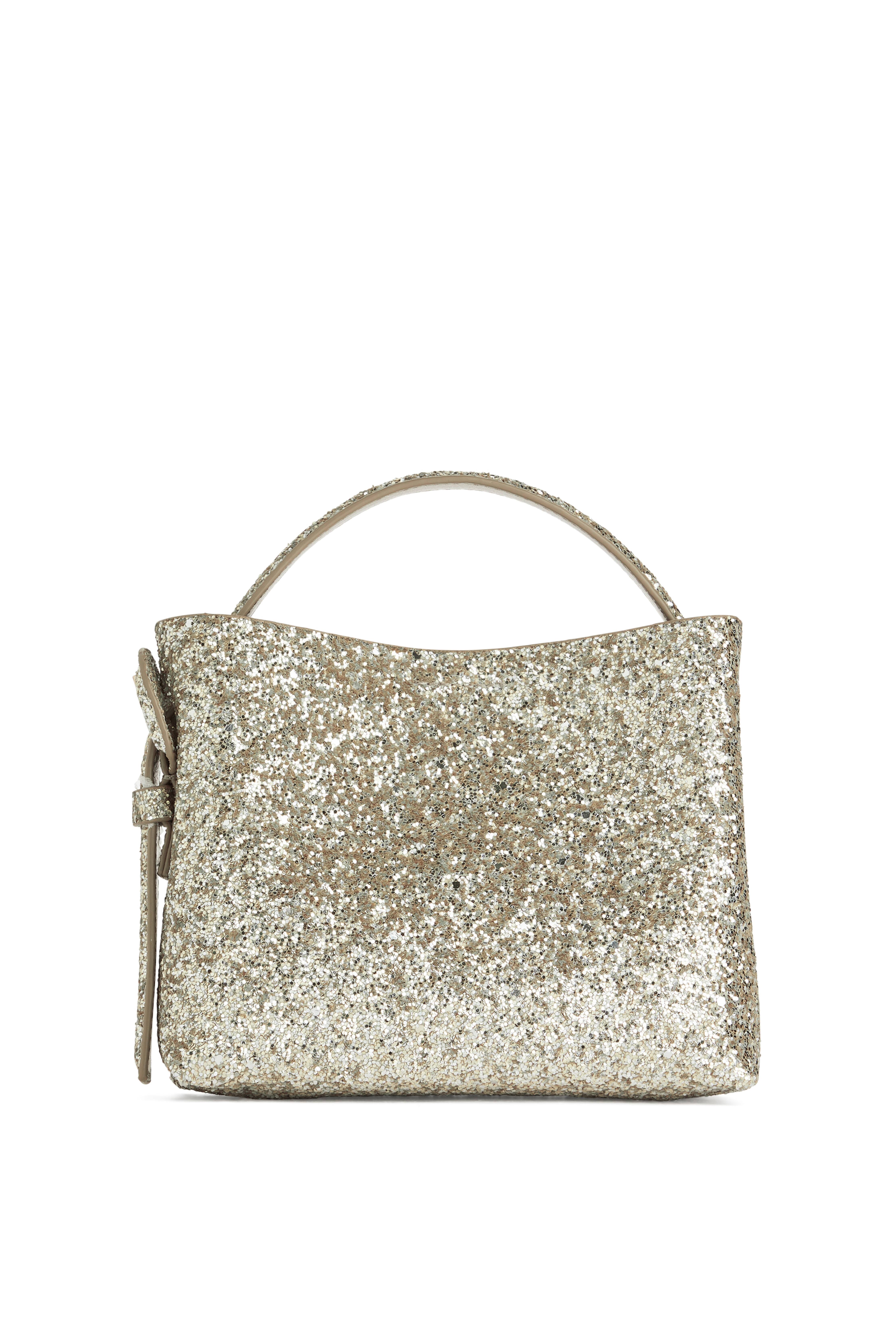 Glitter Crossbody Bag Silver Gold Ladies H M GB