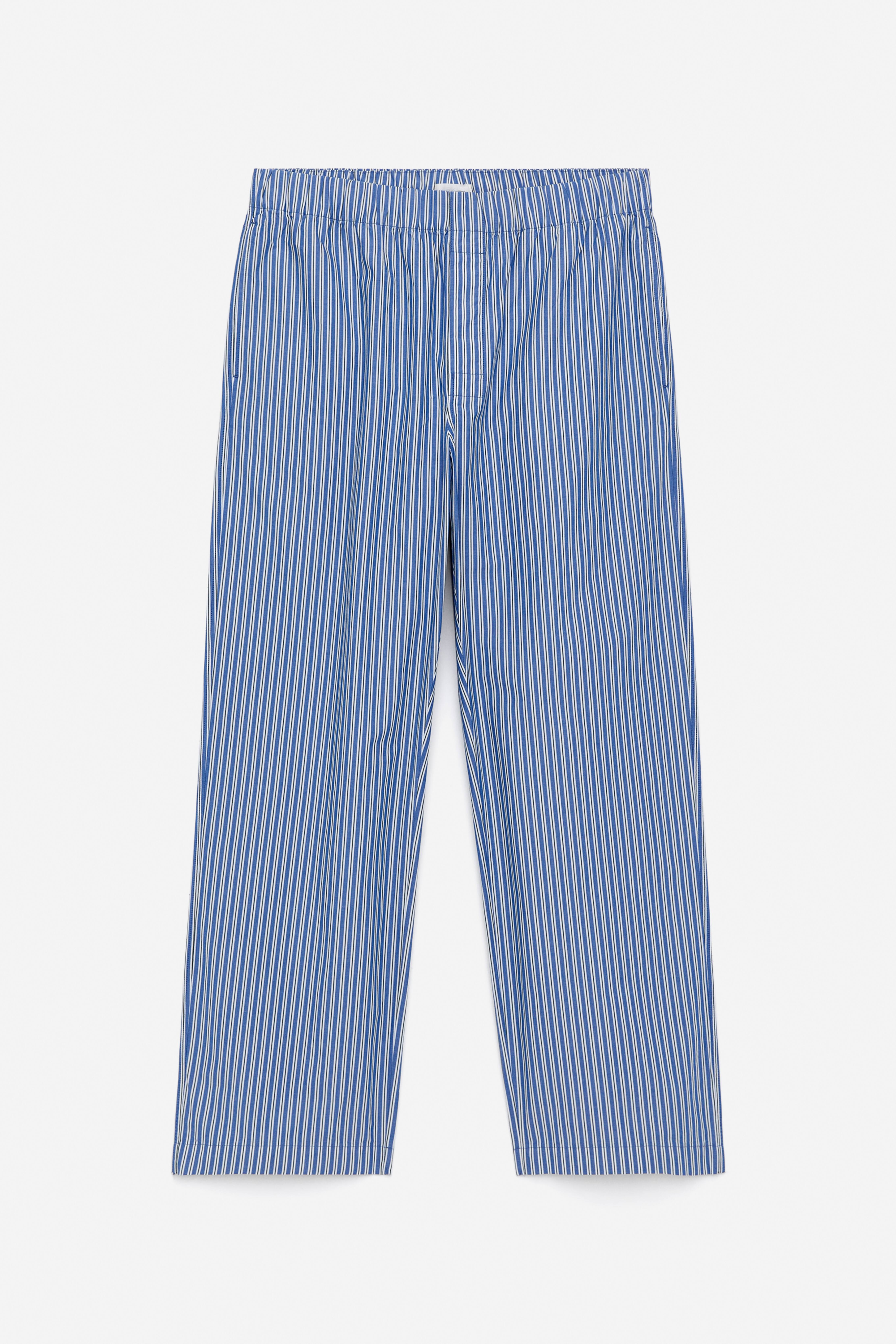 Poplin Pyjama Trousers - Blue/Striped/Blue/Striped