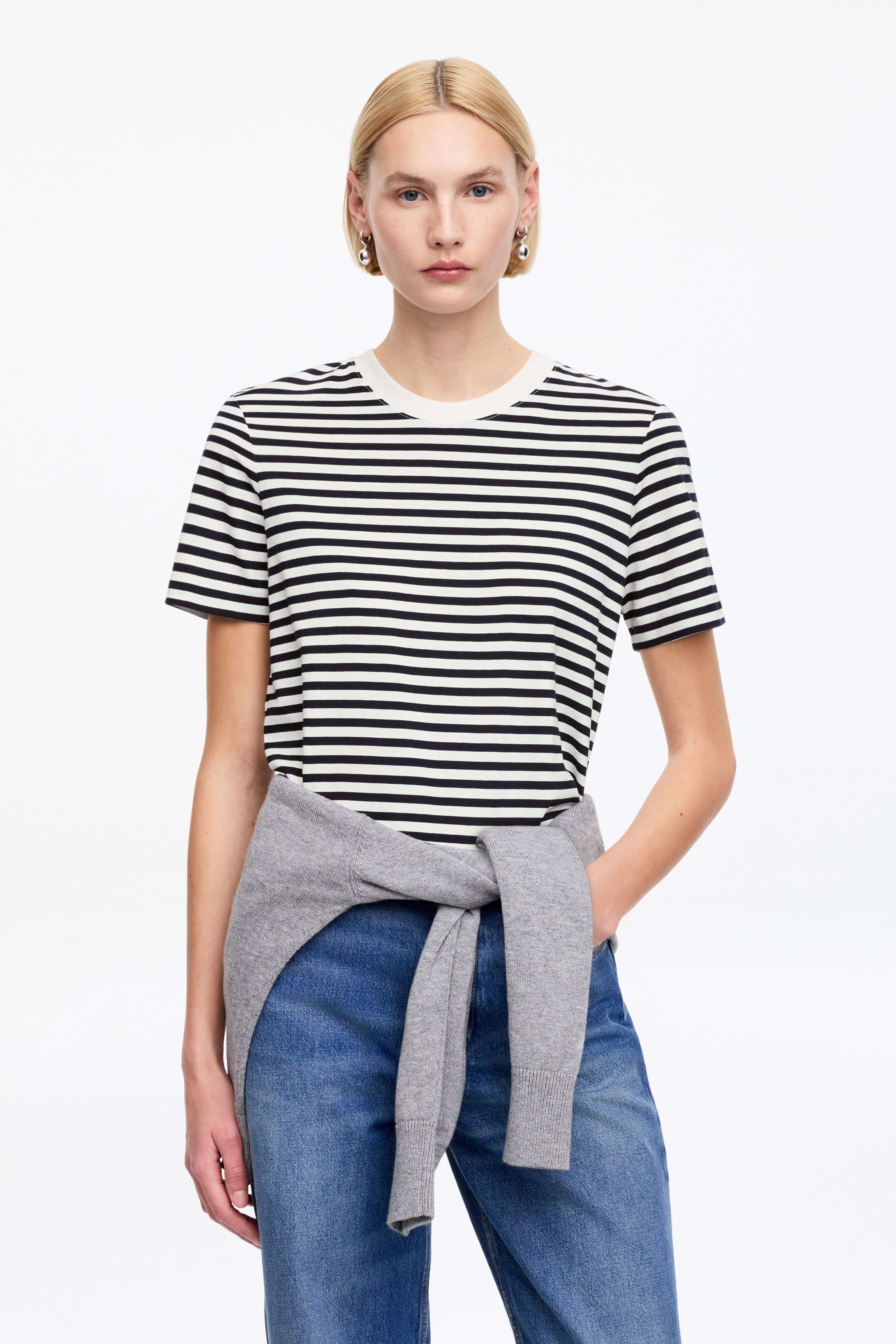 LILY signatur-T-shirt - Hvid/mørkeblå/Red/White/Rød/Hvid/Sort/Gråmeleret/Bordeaux/Pink