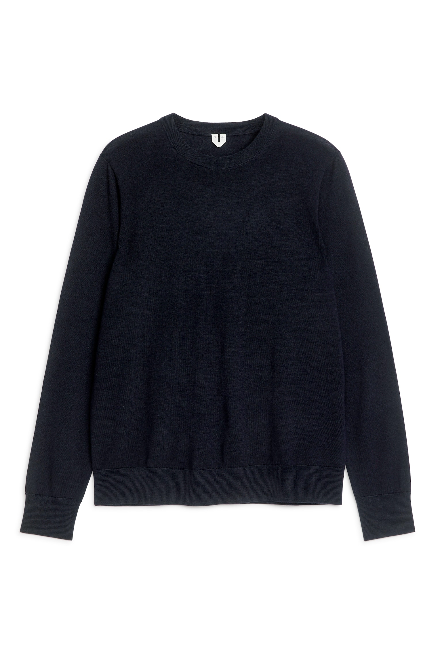 Fine Knit Merino Jumper - Dark Blue/Dark Green/Dark Brown/Black/Grey Melange/Khaki Green - 2