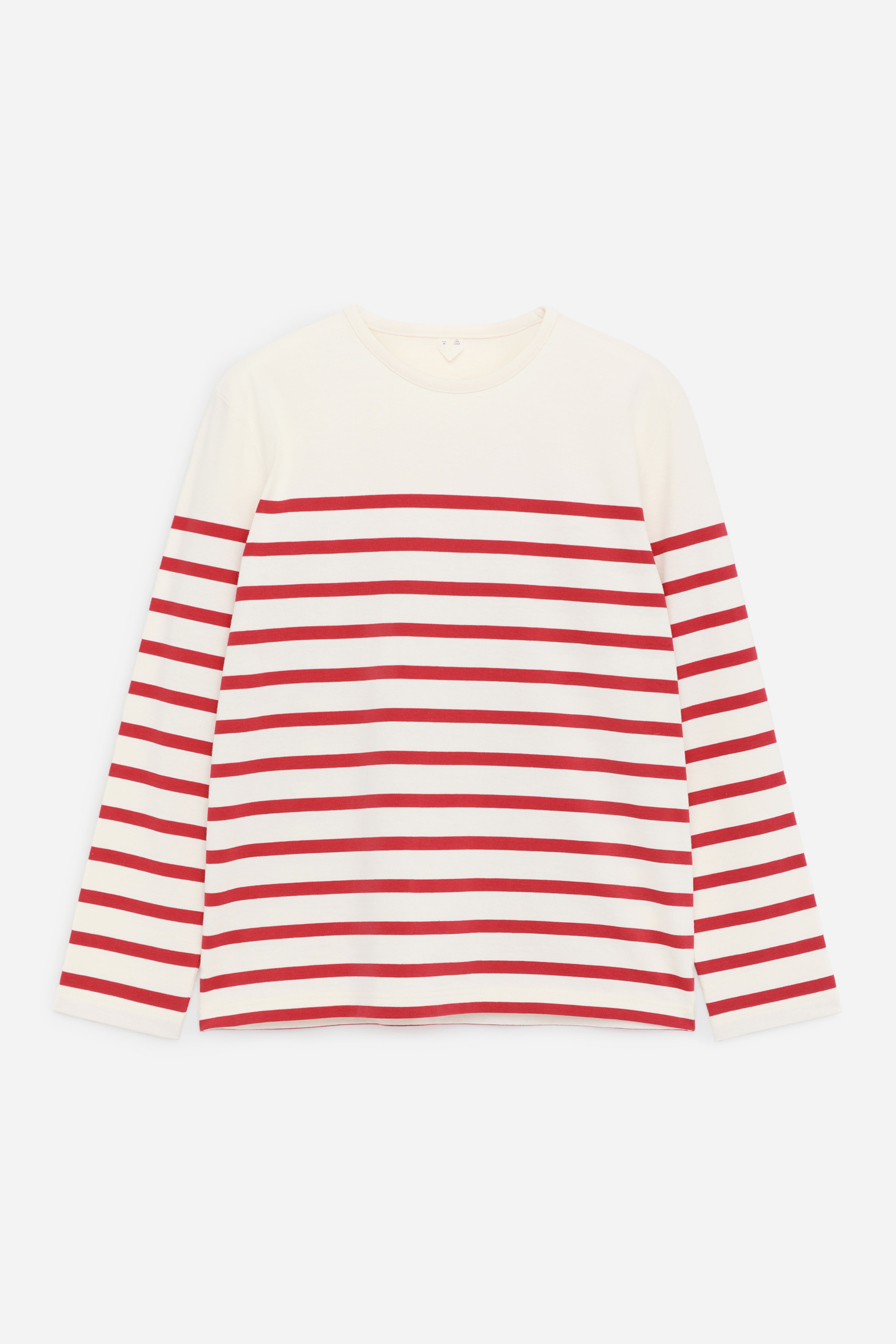 T-shirt à manches longues - Rouge/Blanc/Blanc cassé/Bleu foncé