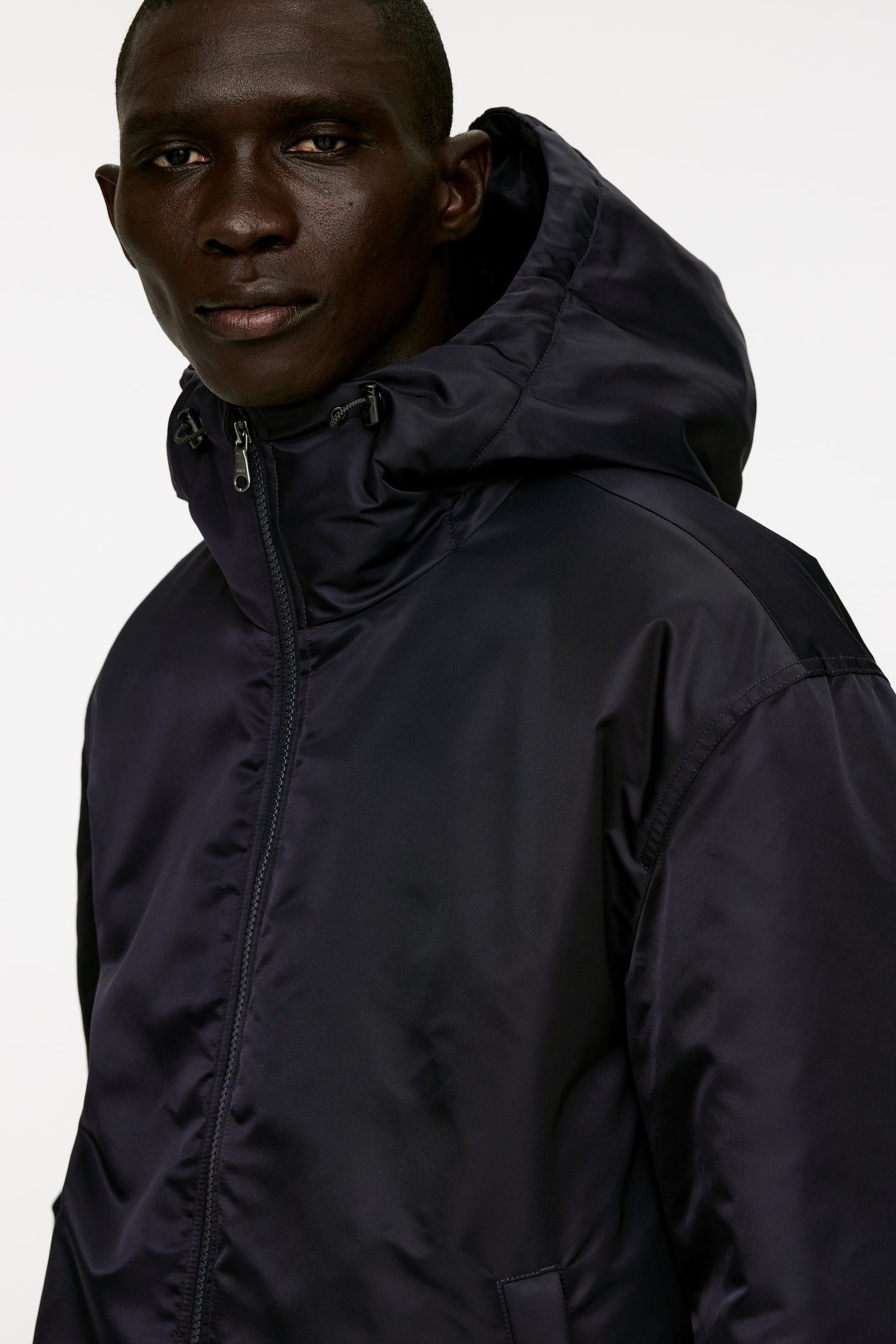 Active Hooded Jacket - Blackish Blue - 4