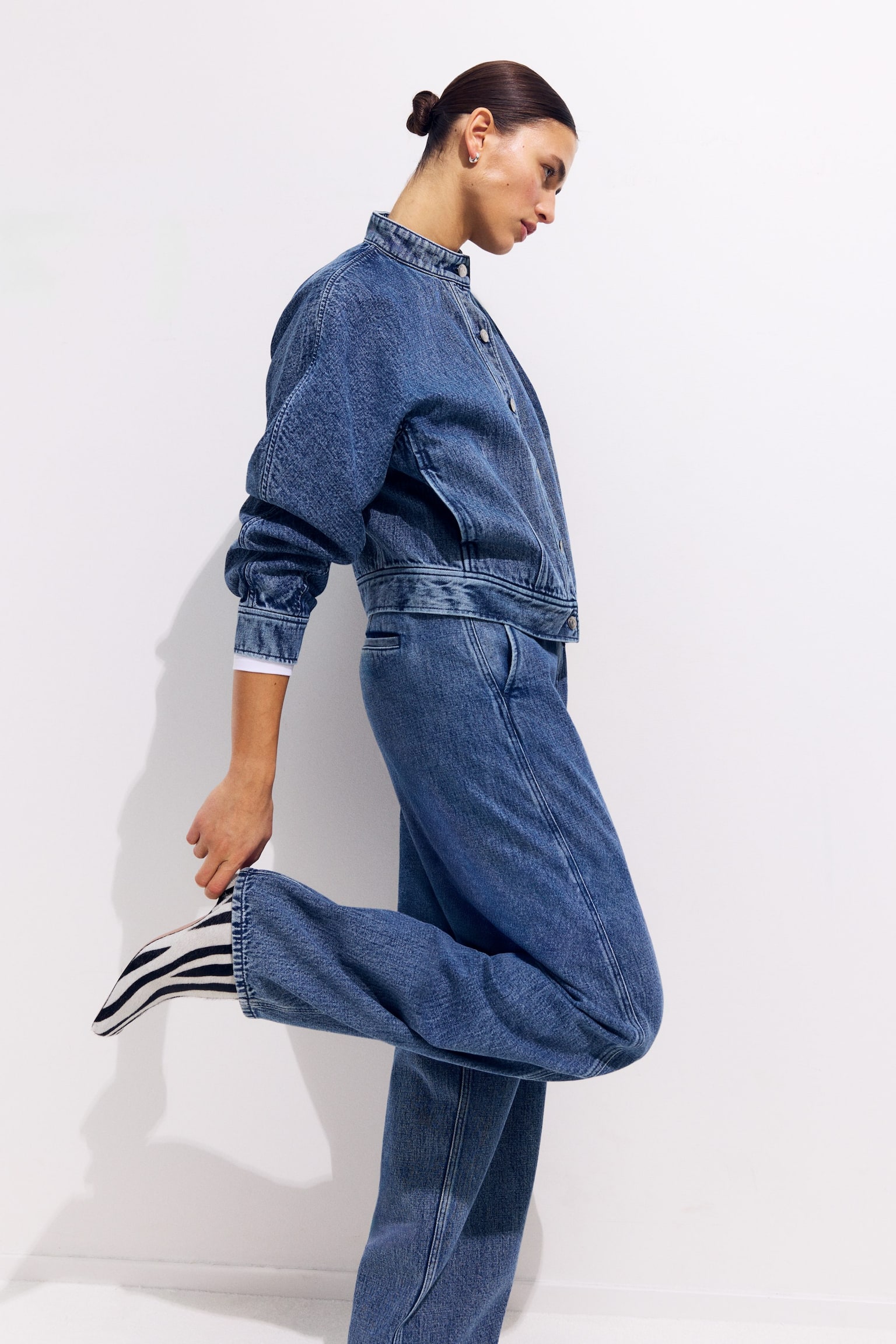 Surchemise en jean - Bleu - 3