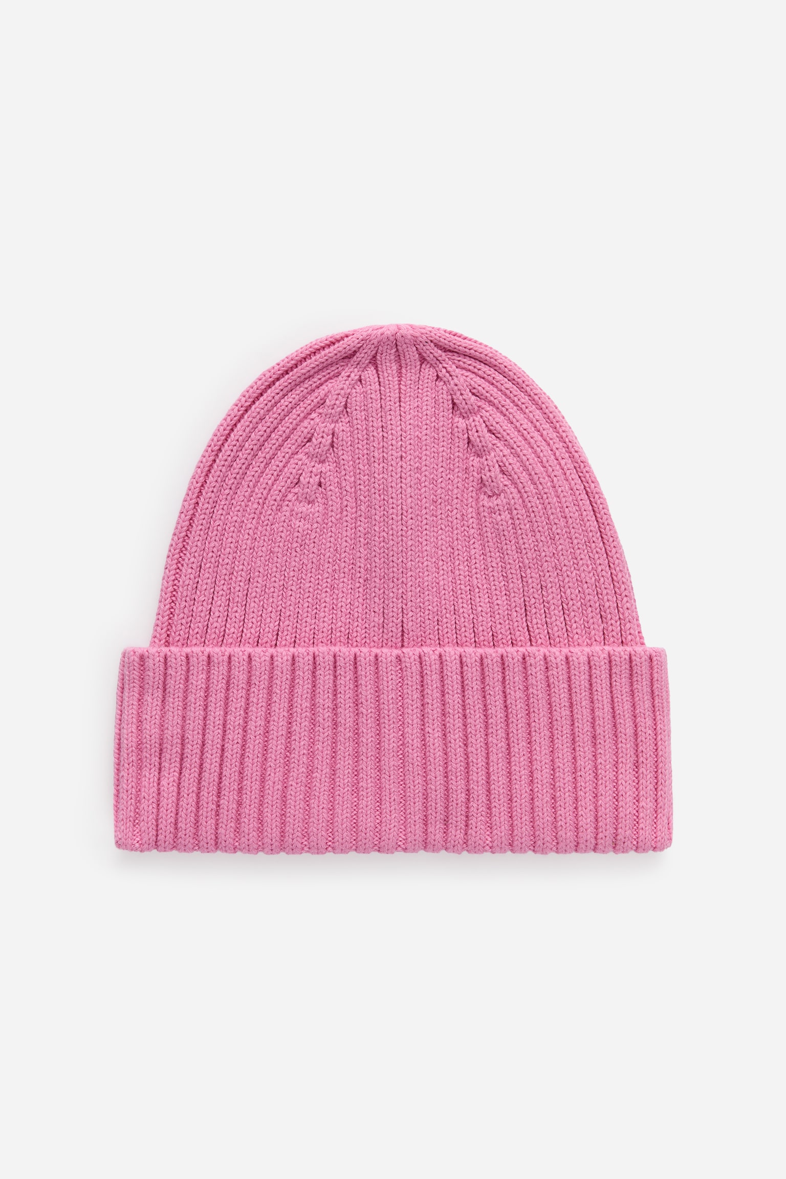 Rippstrickmütze - Rosa/Blau/Burgunderrot/Orange/Rosa/Blau/Khakigrün/Grün/Lila/Knallrot/Beige - 1