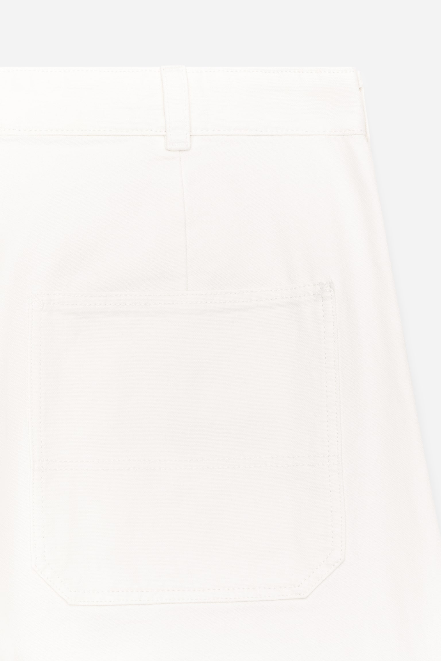 Ruimvallende canvas broek - Gebroken wit/Zwart/Donkerblauw - 11