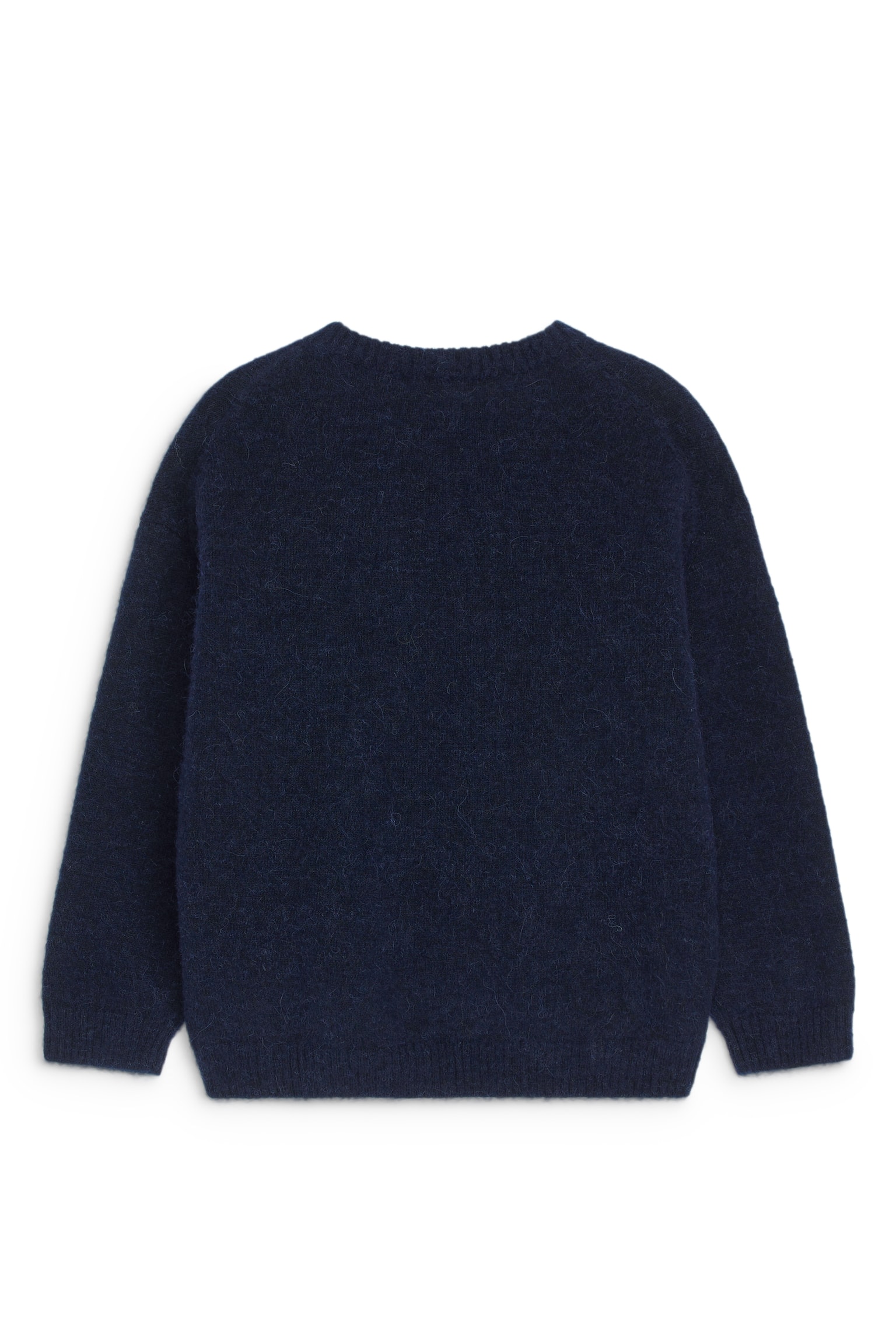 Wool-Alpaca Blend Jumper - Dark Blue/Beige/Blue Monsters - 2