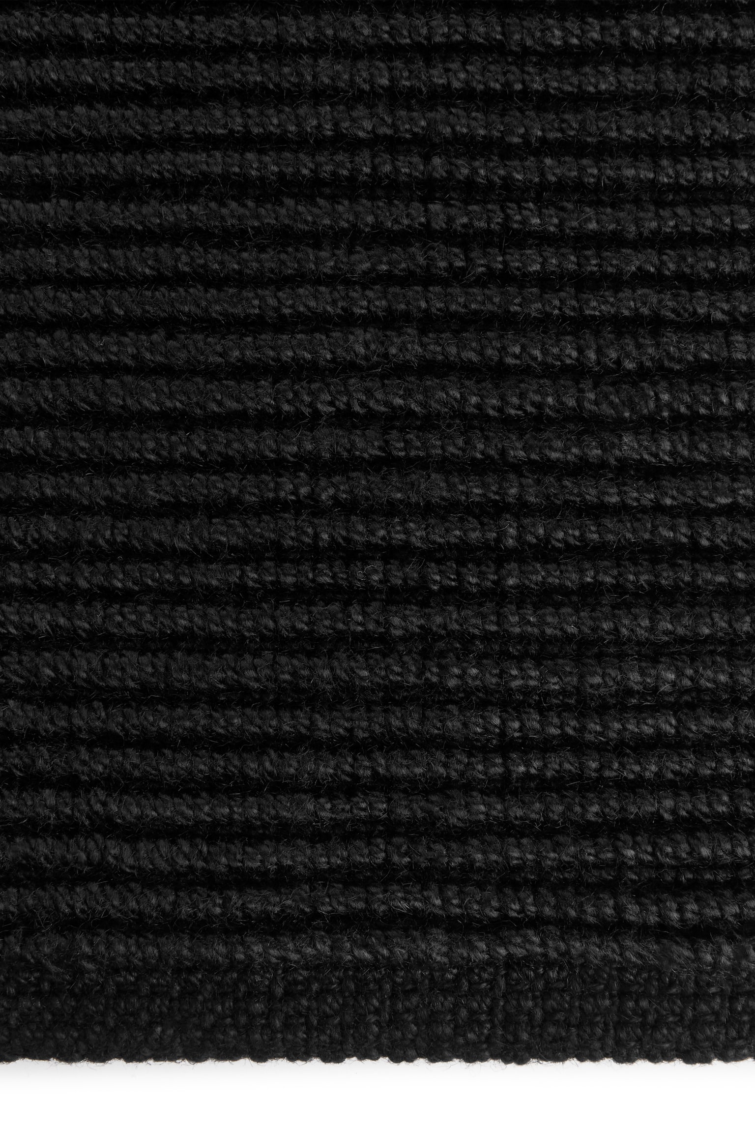 Jute Door Mat - Black - 2