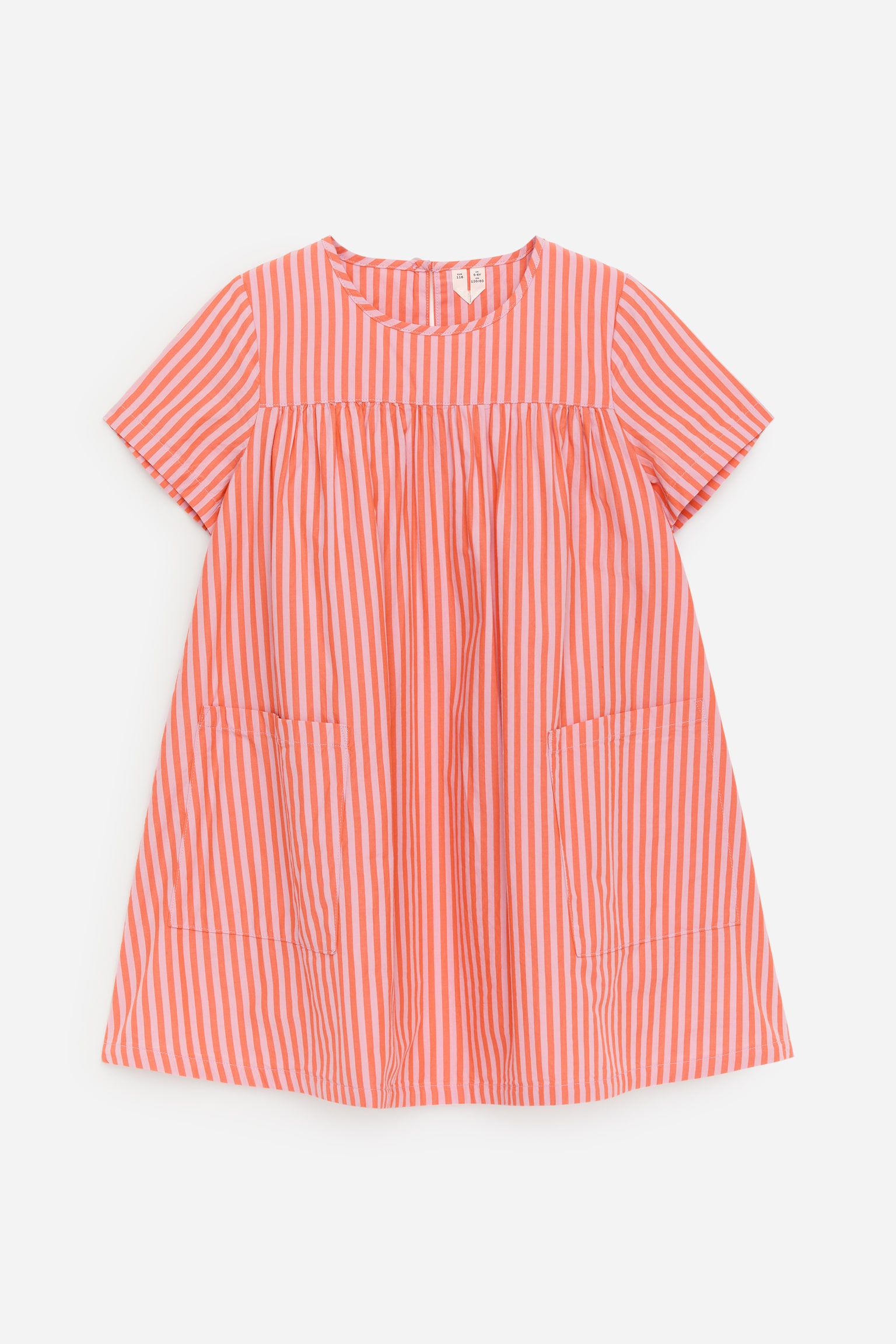 Robe en coton - Orange/Rose/Mauve/Floral/Rose/Rouge/Mauve/Blanc