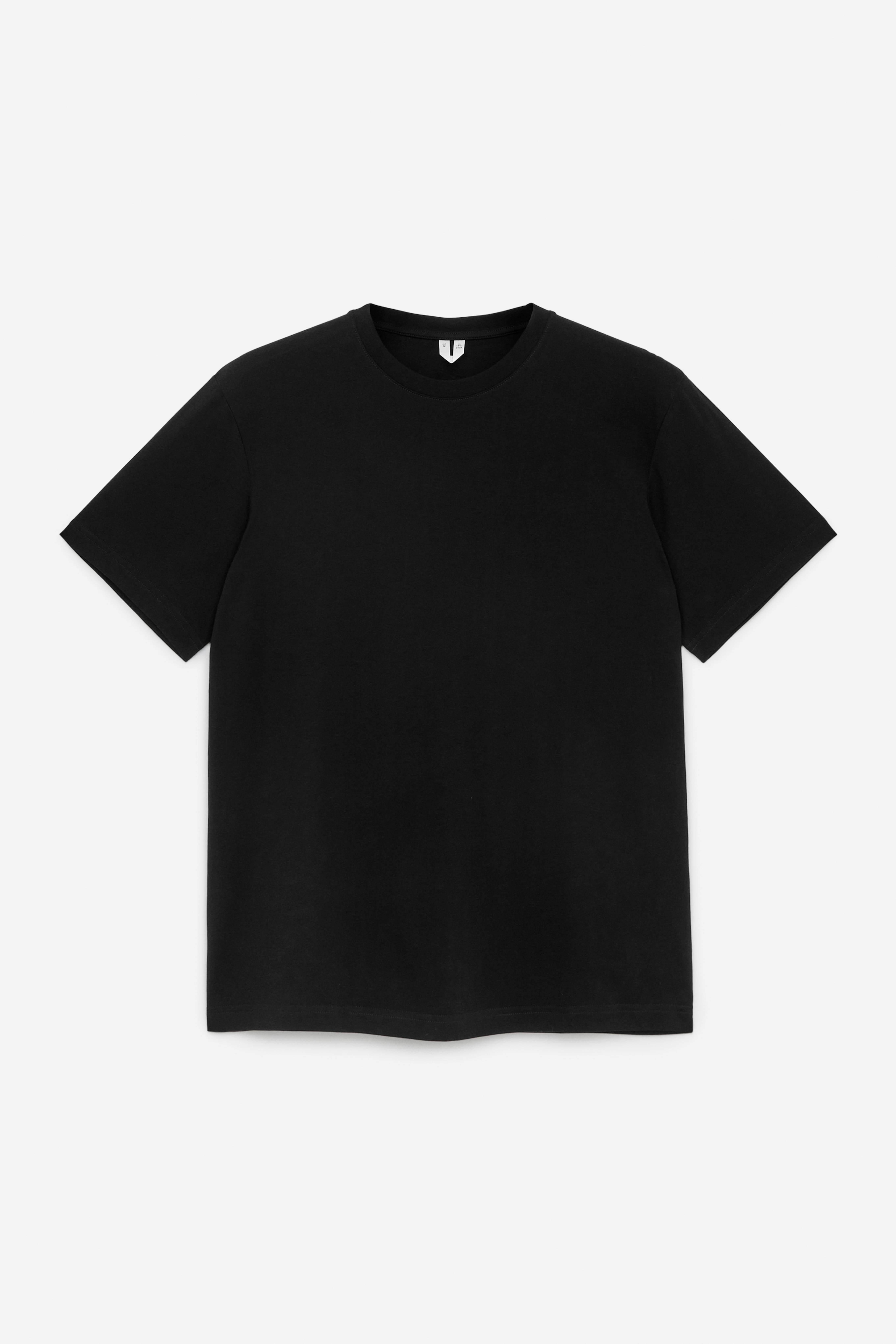 T-shirt van 170 gsm jersey met normale pasvorm - Zwart/Wit/Grijs gemêleerd/Donkerblauw