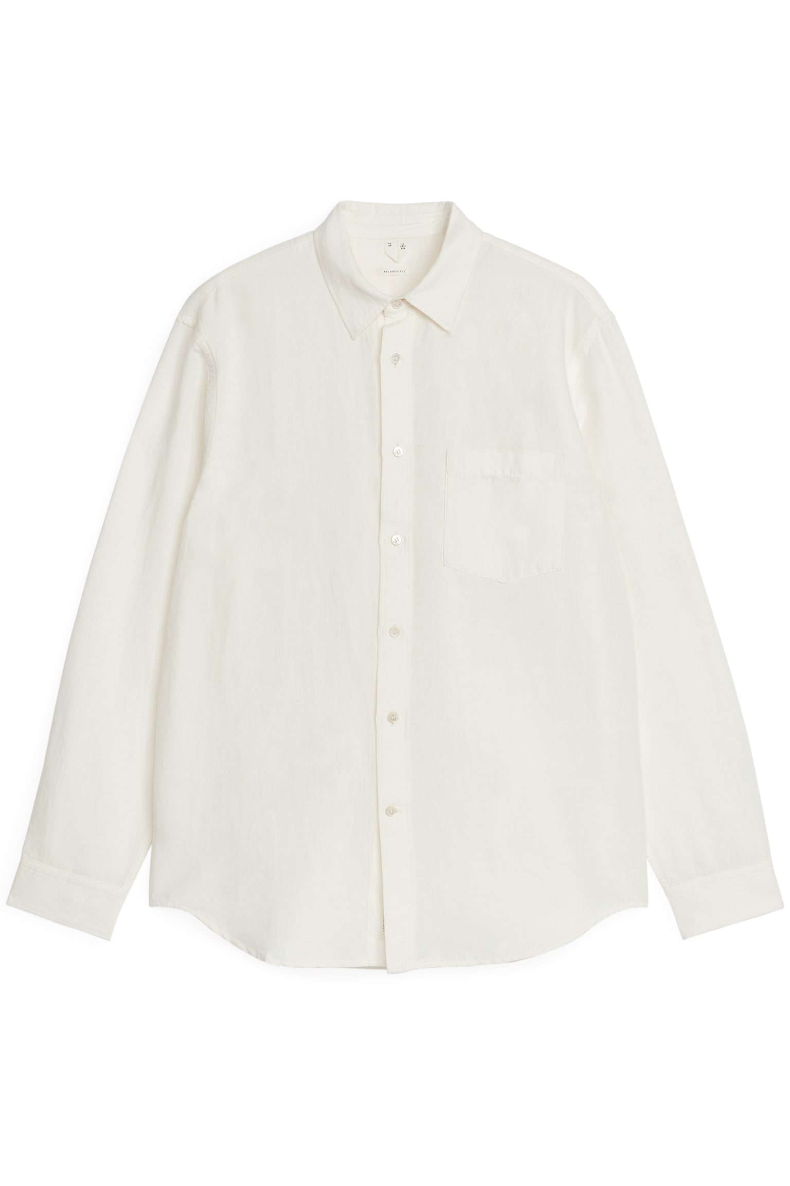 Relaxed Linen-Cotton Shirt - Off White/Mole/Black - 2