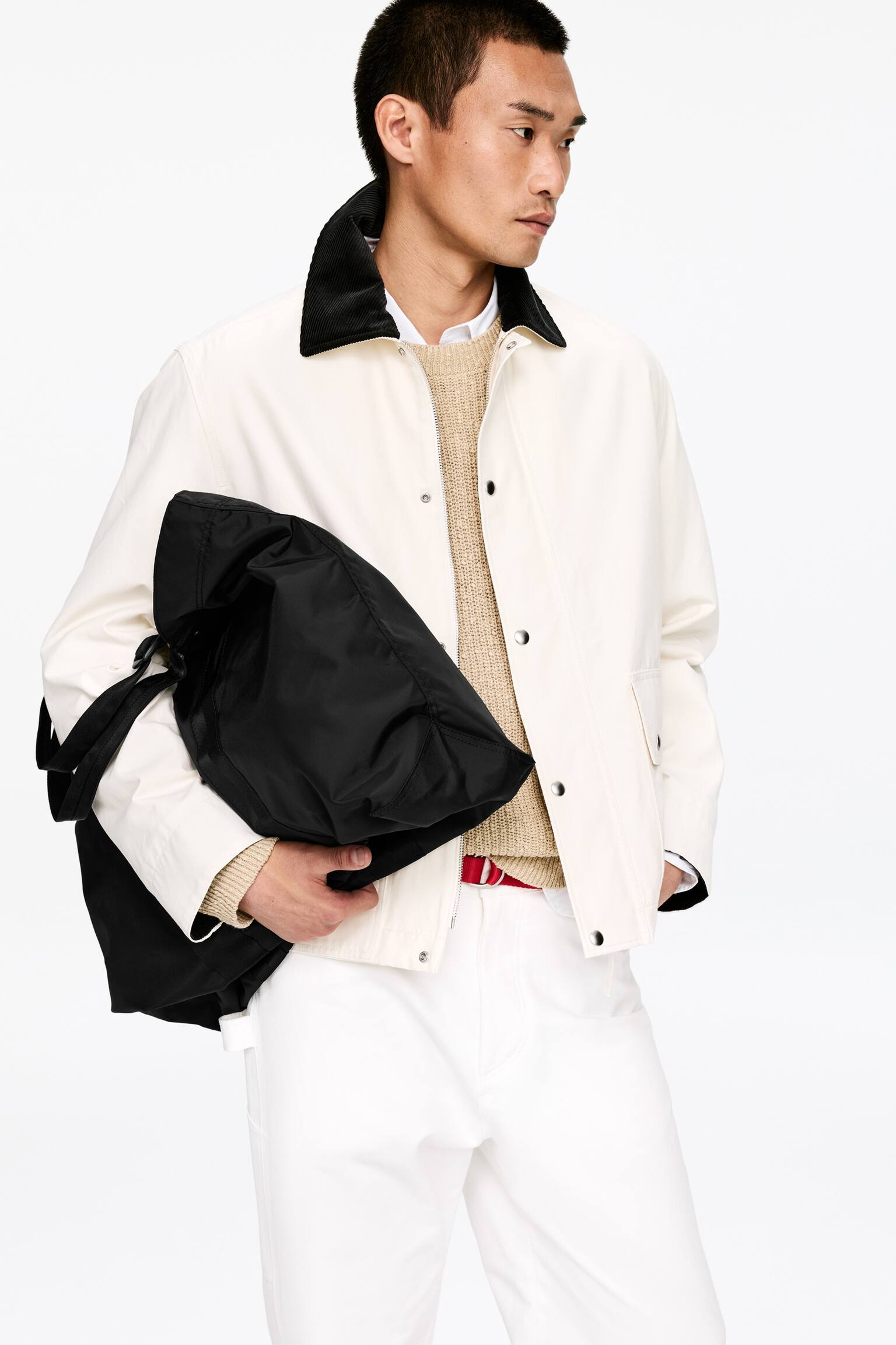 Nylonowa torba - Czarny - 8