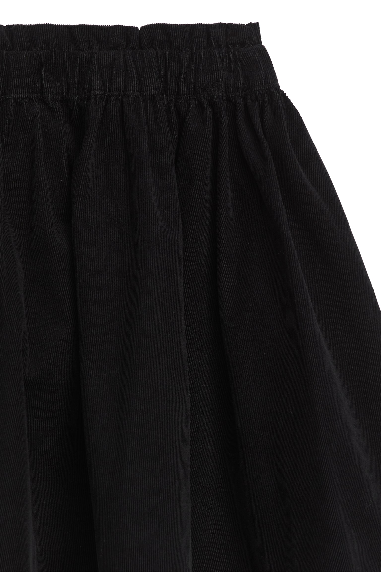 Corduroy Skirt - Black/Mole - 2