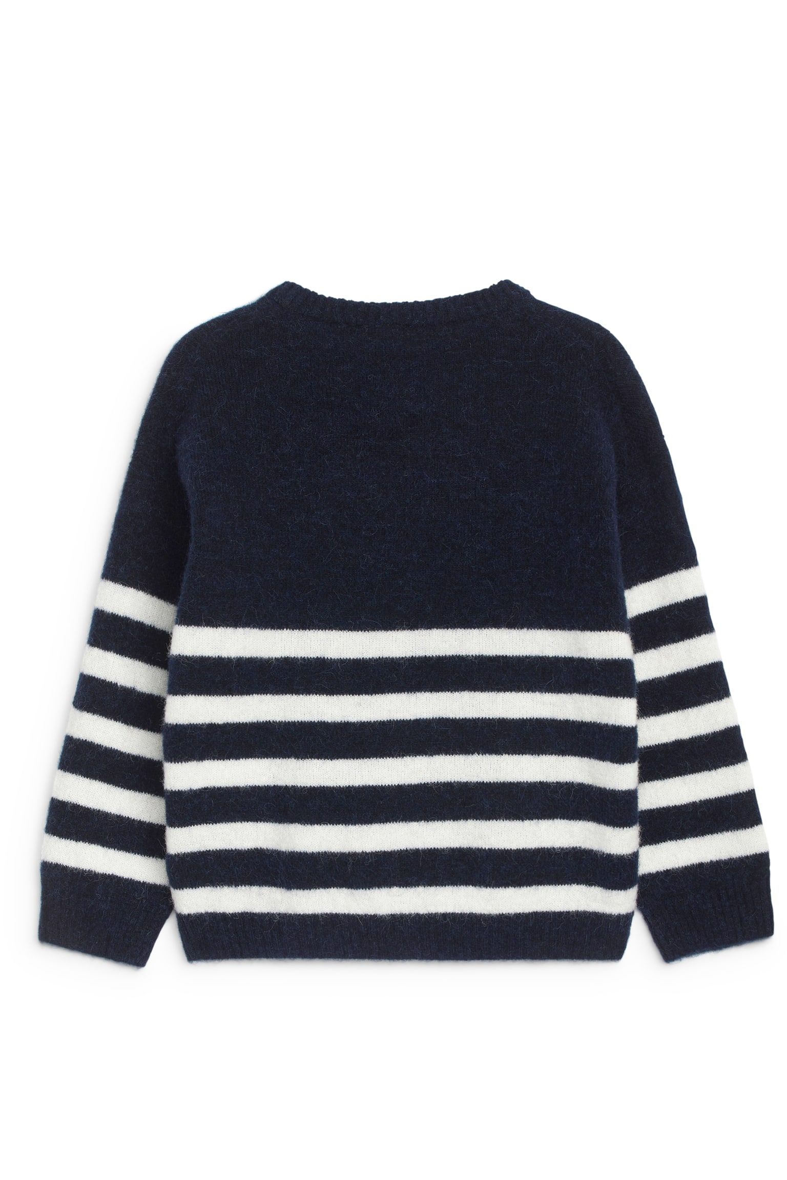 Alpaca-Wool Blend Jumper - Dark Blue/White/Khaki Green/Blue/Light Blue/Red - 6