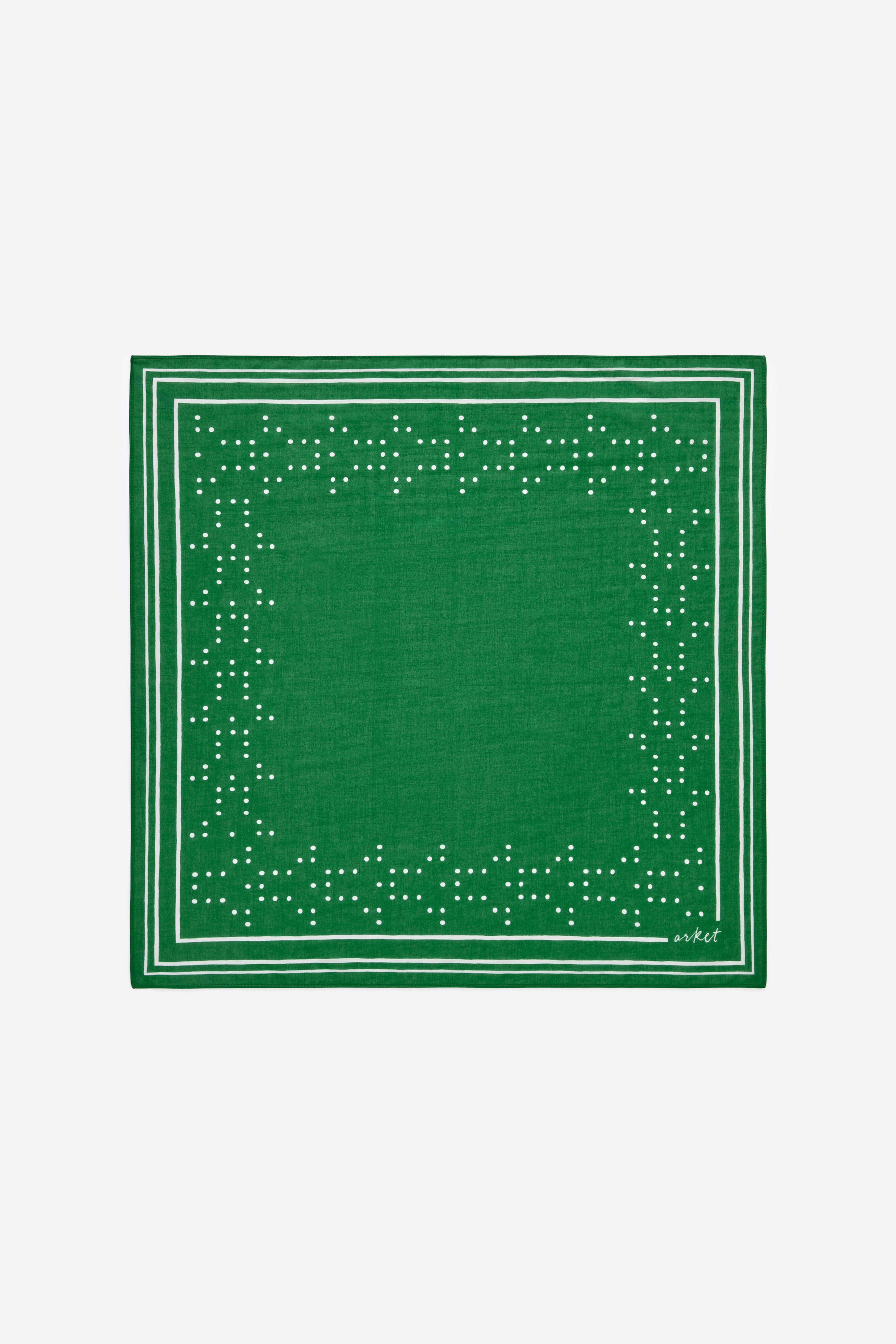 Katoenen bandana - Groen