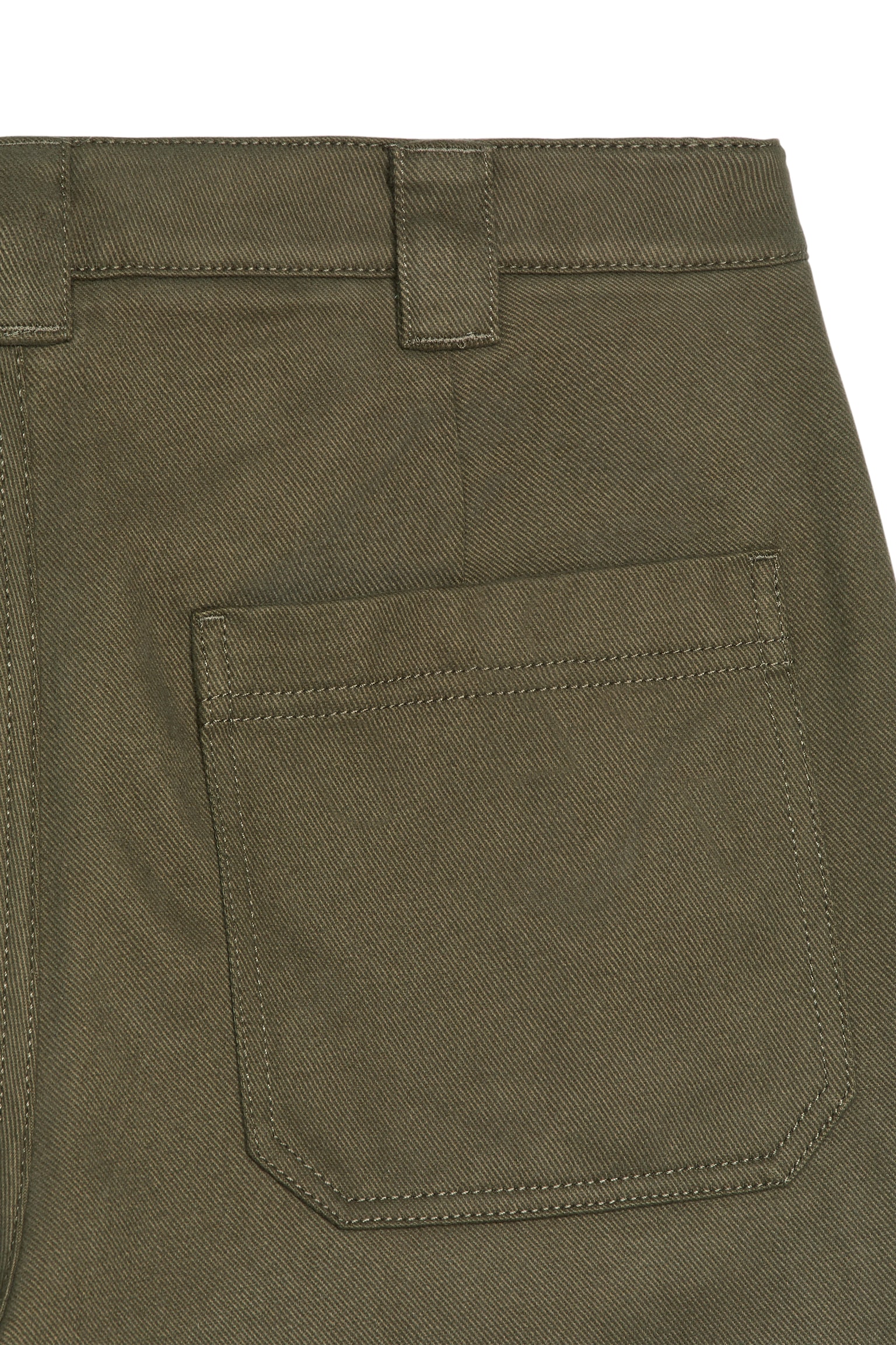 Cotton Moleskin Twill Trousers - Dark Mole/Dark Blue - 5