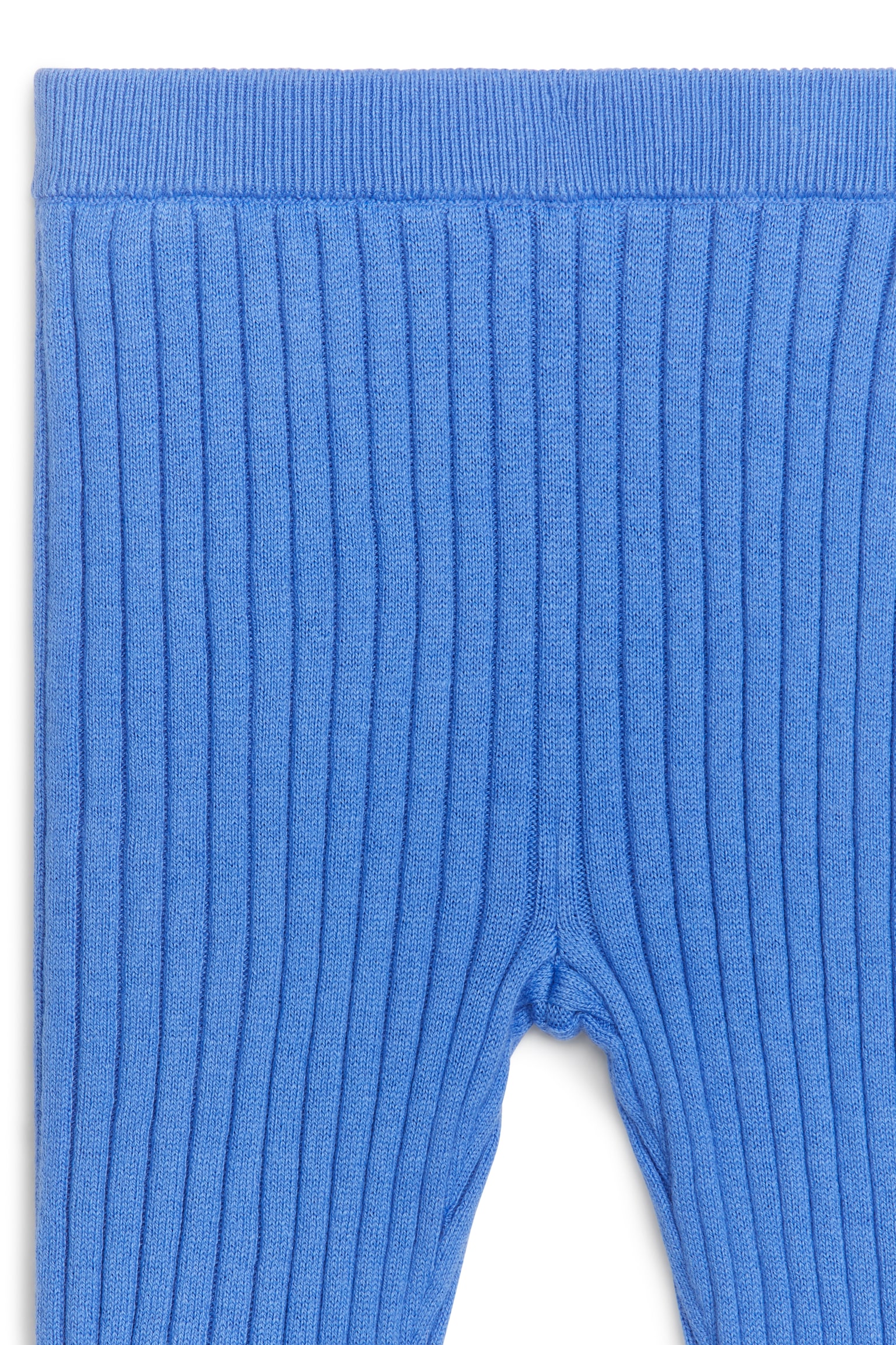 Cotton Wool Leggings - Blue/Beige - 3