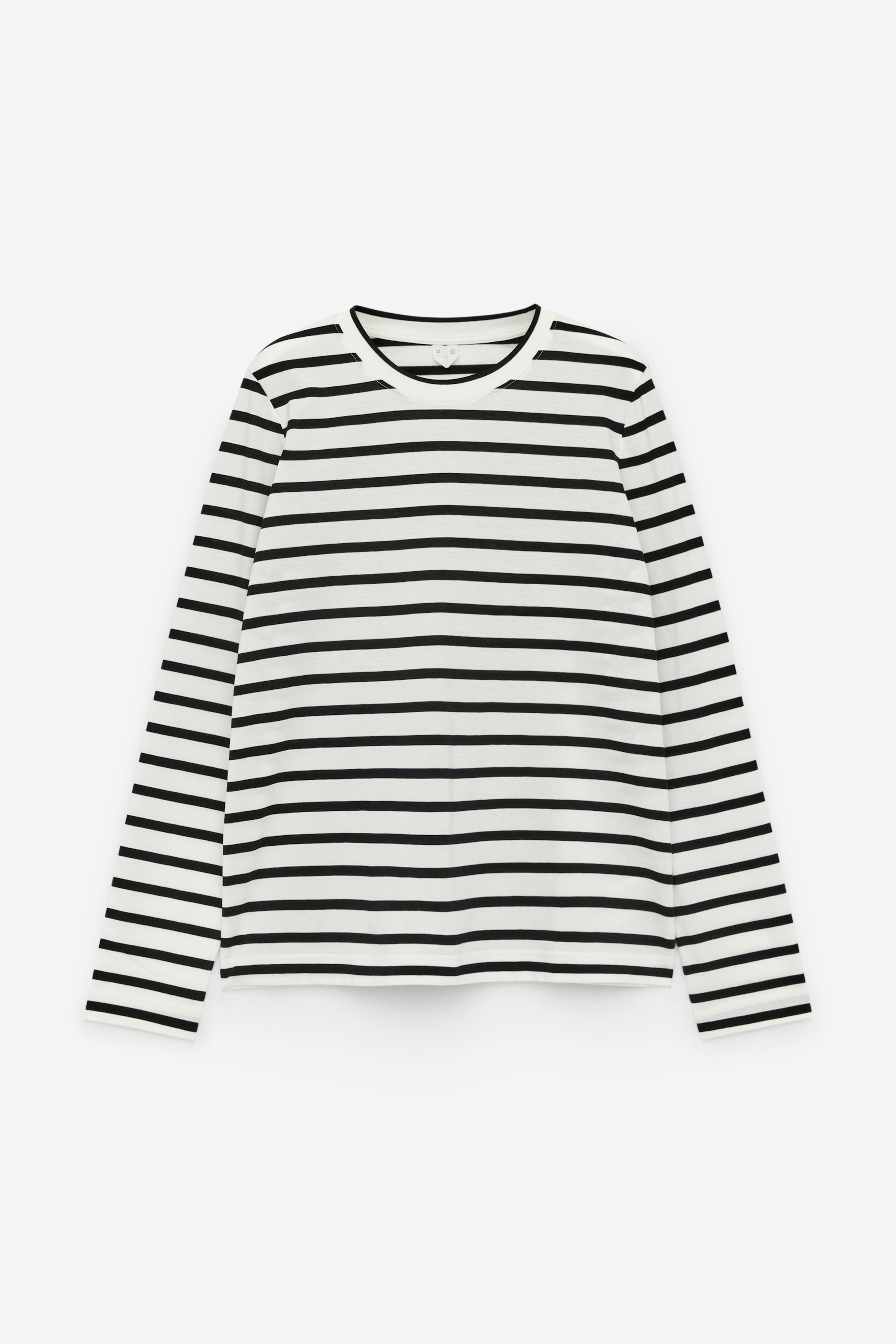 IRIS langærmet signatur-T-shirt - Råhvid/sort/Hvid/Sort/grå/Brun/Lyseblå/hvid/Råhvid/Pink