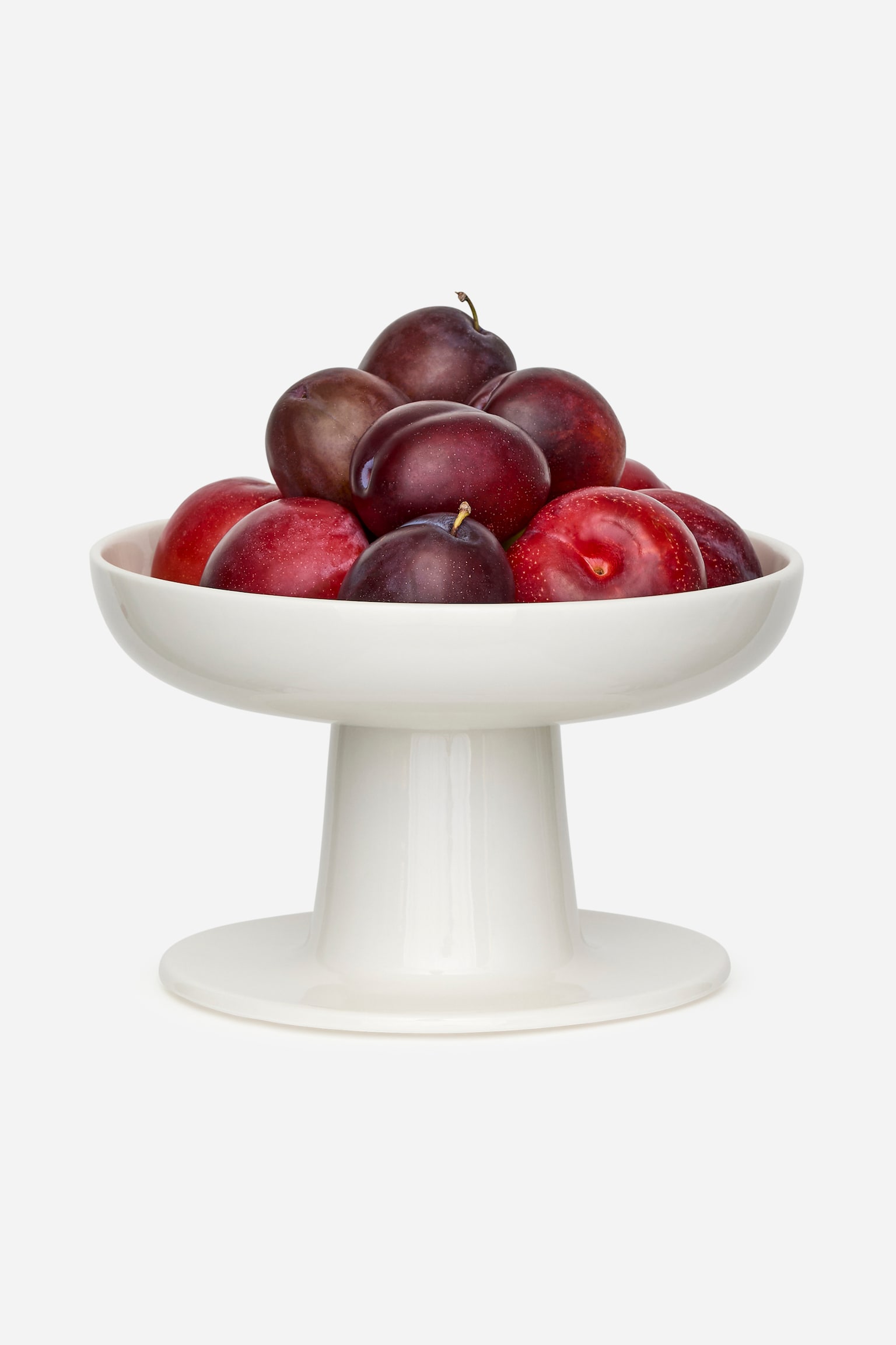 Servierschale auf Fuß, 22 cm - Weiß - 2