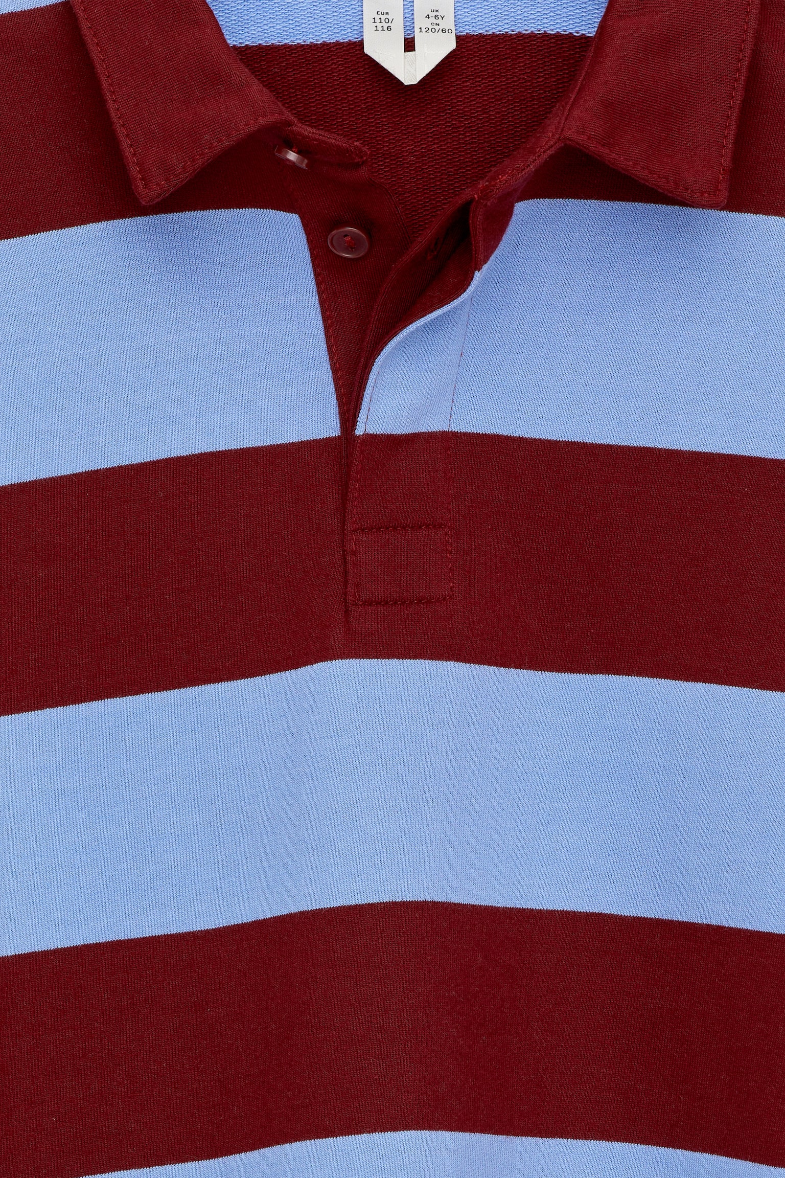 Tricou Rugby - Albastru/Roșu închis/Albastru/Verde - 2