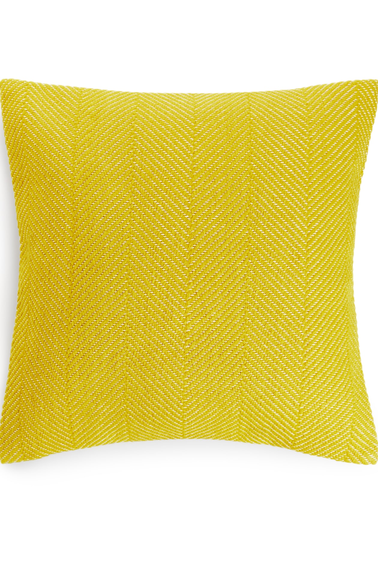 Wool Blend Cushion Cover 50x50 cm Yellow/Off White Home All H&M GB