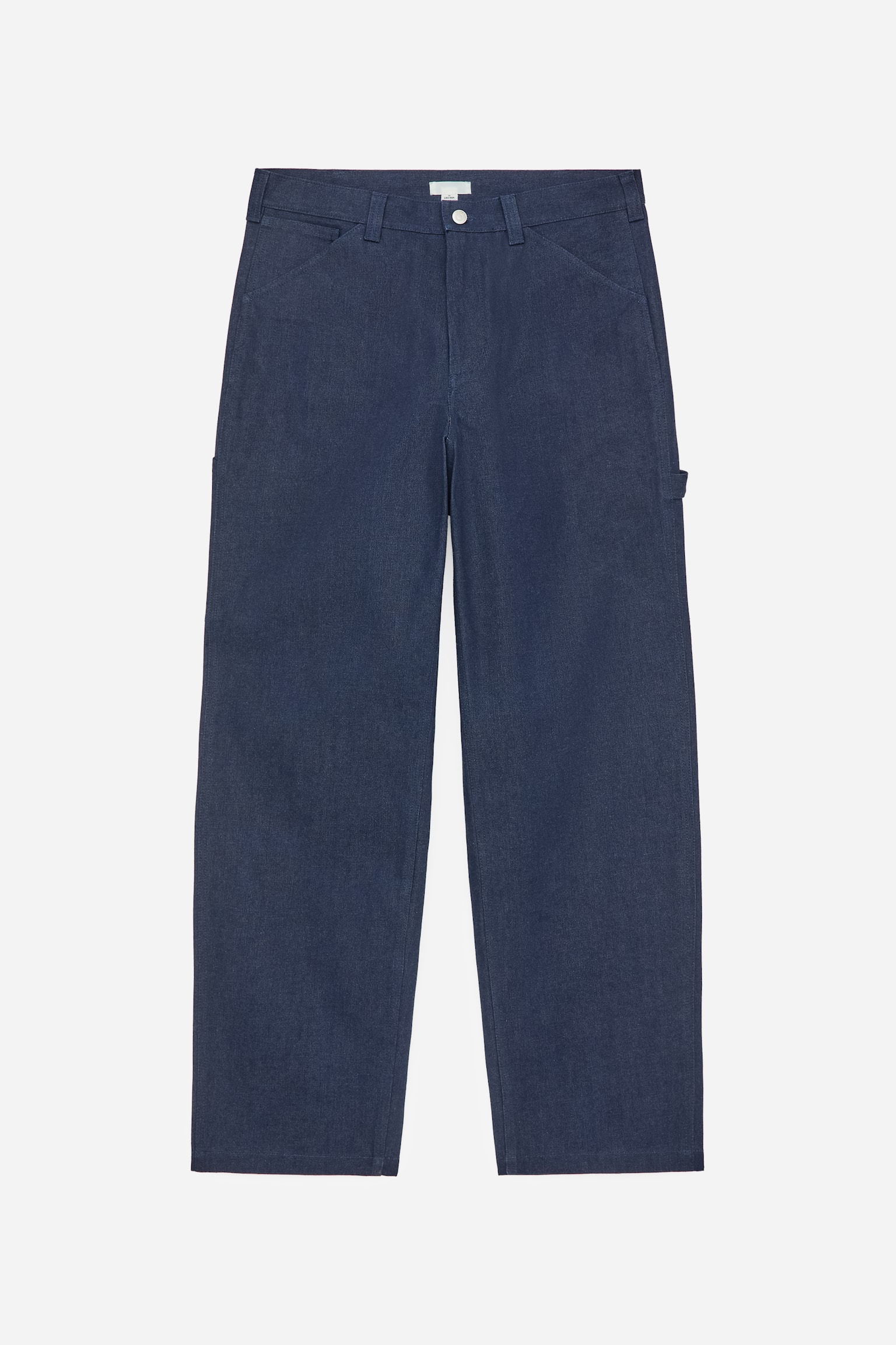 работни дънкови панталони - Тъмносин - 2