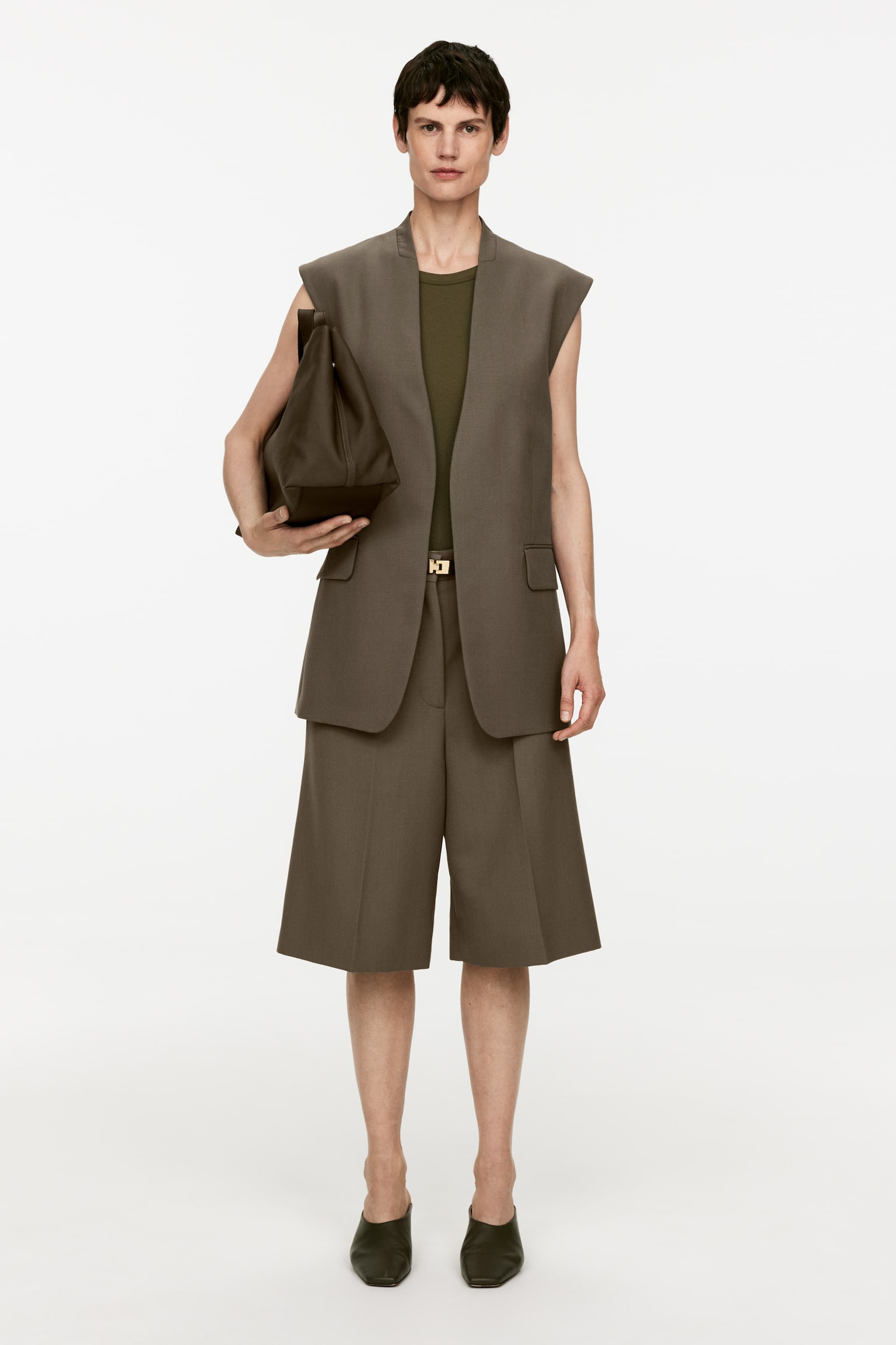 Tailored Waistcoat - Khaki Green - 2