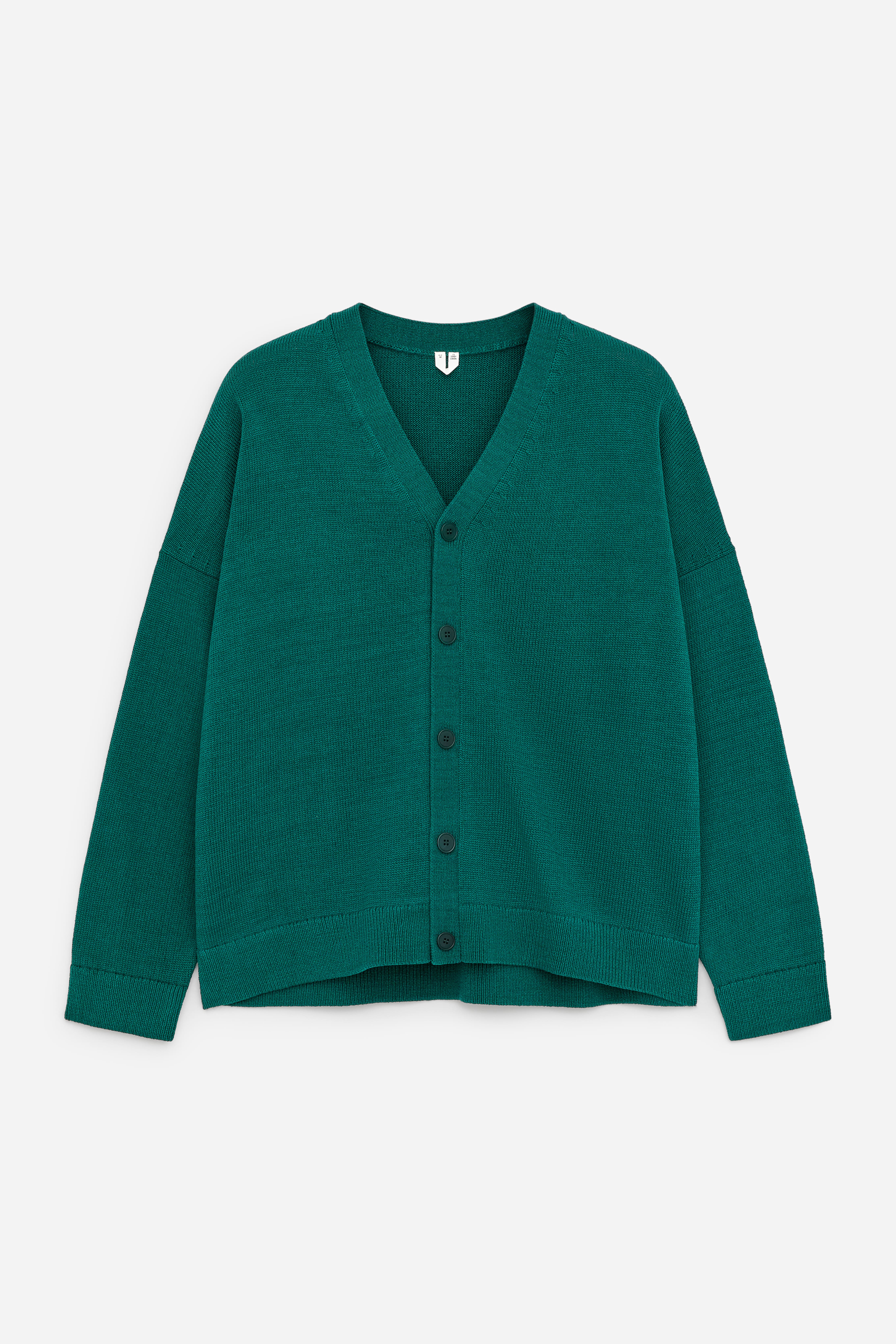 Βαμβακερή Ζακέτα - Σκούρο Πράσινο/Σκούρο μπλε