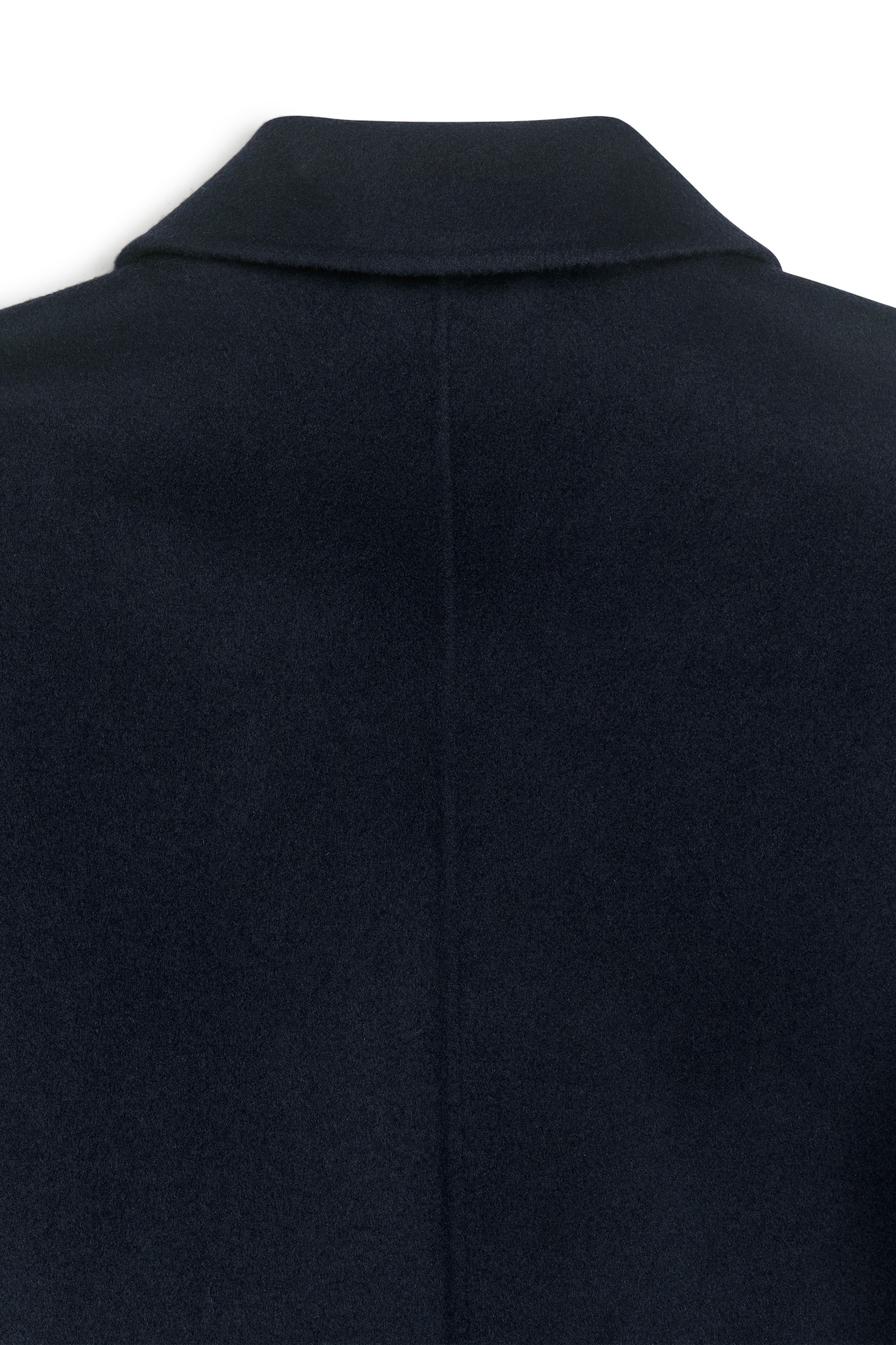 Short Double-Face Wool Jacket - Dark Blue/Black - 4